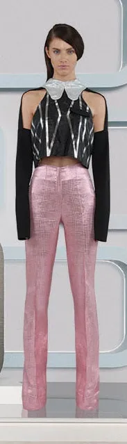 140604C -Pink Bell Trouser