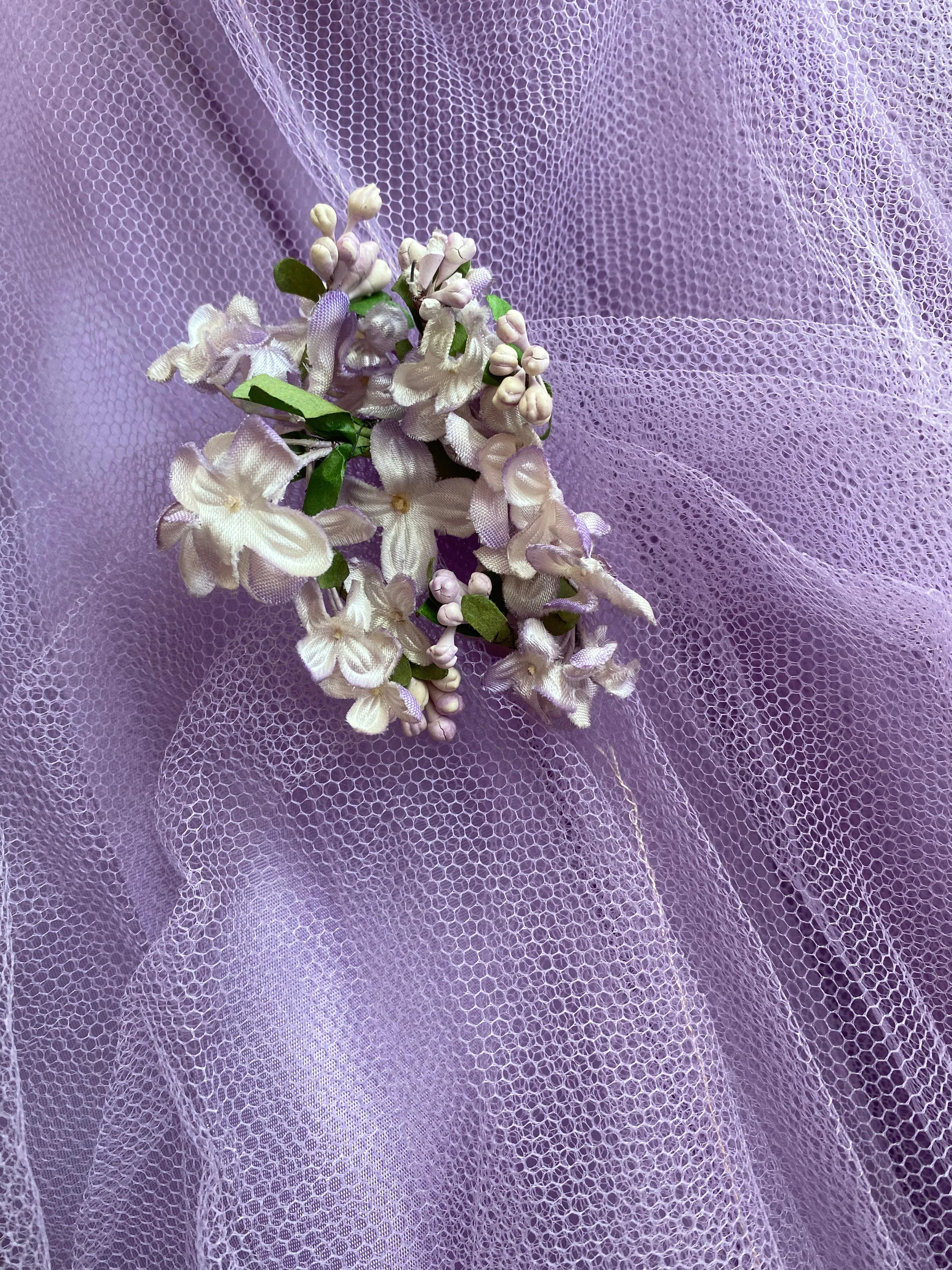 1950's Lavender Haze Strapless Sweetheart Prom Dress / XS