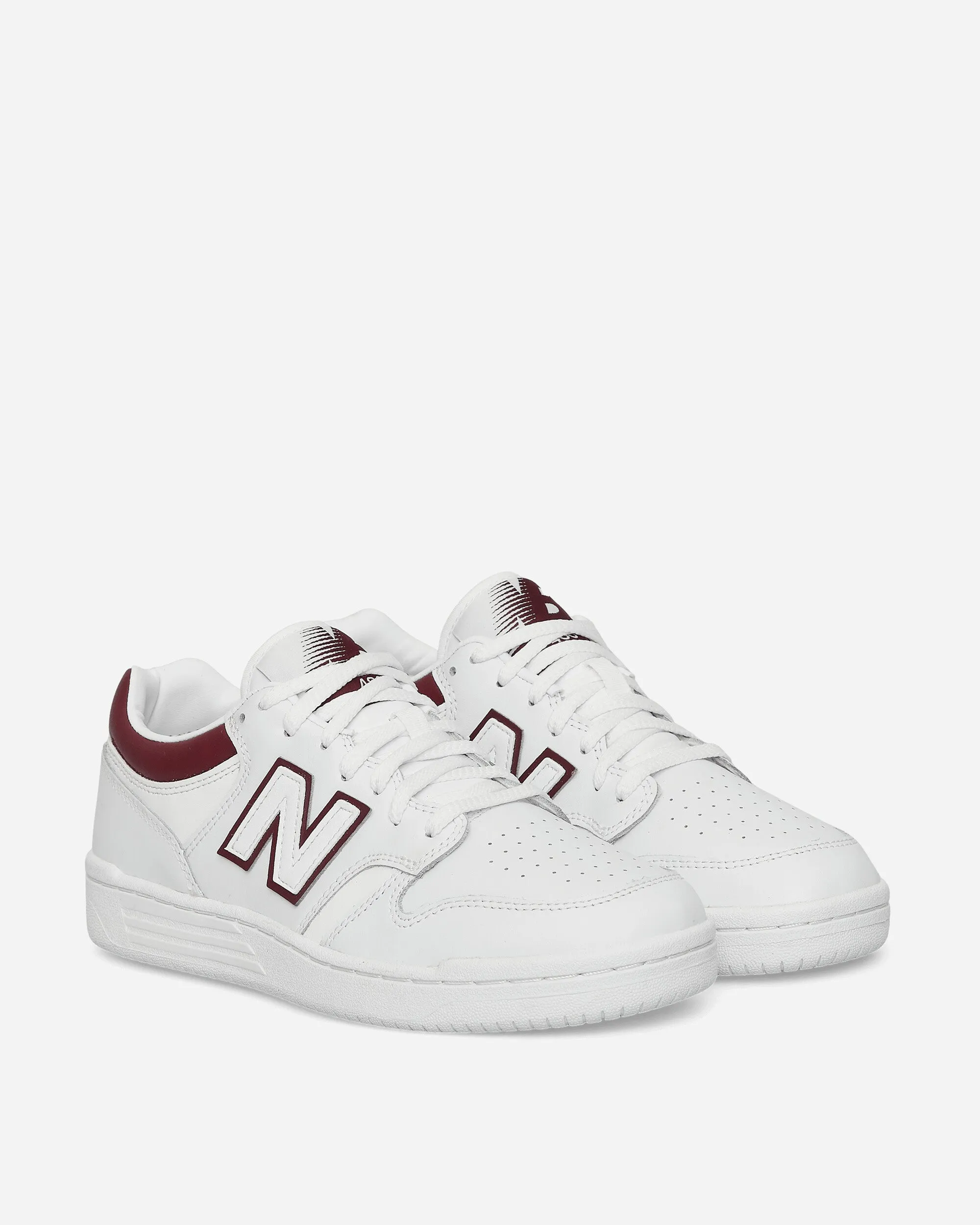 480 Sneakers White / Burgundy