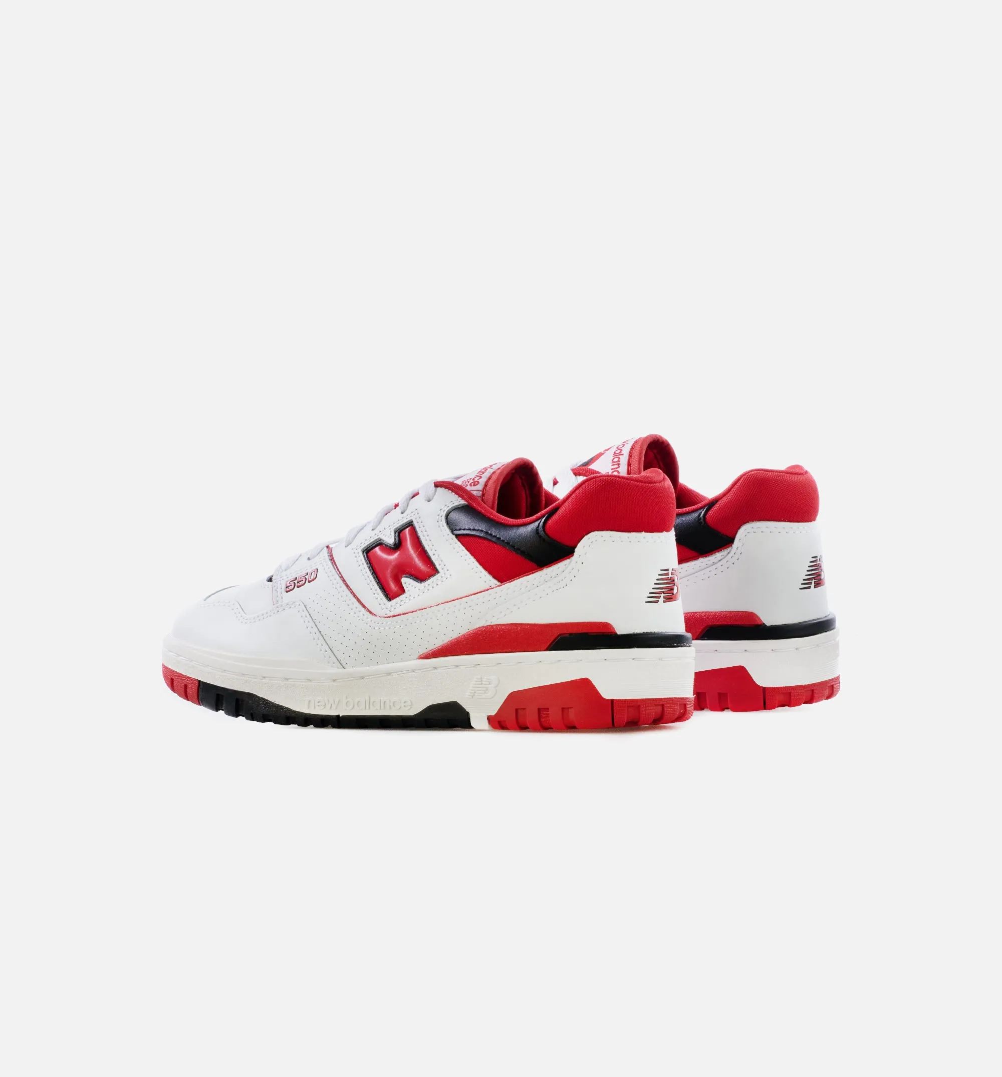 550 White Red Mens Lifestyle Shoe - White/Red