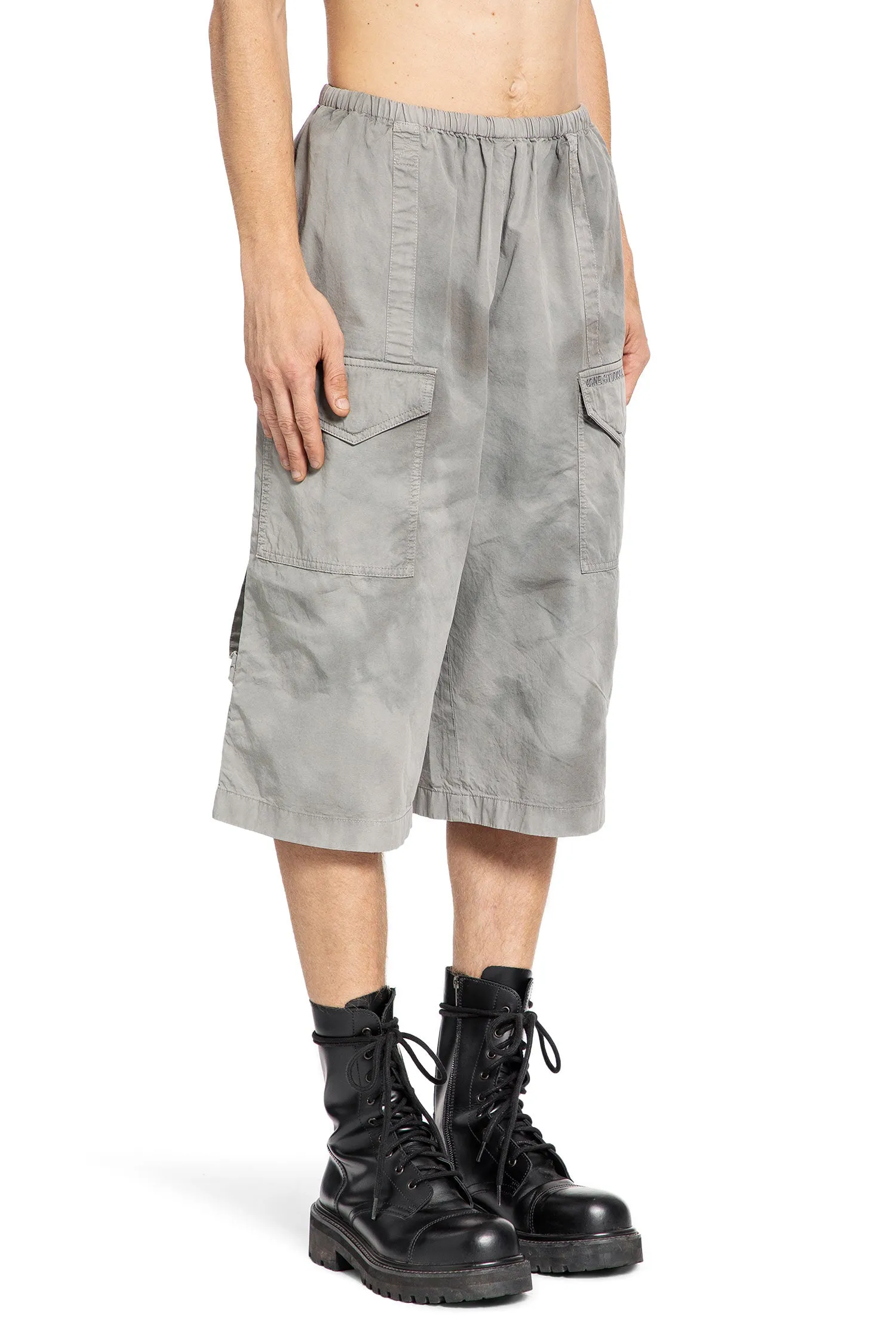 ACNE STUDIOS MAN GREY SHORTS & SKIRTS