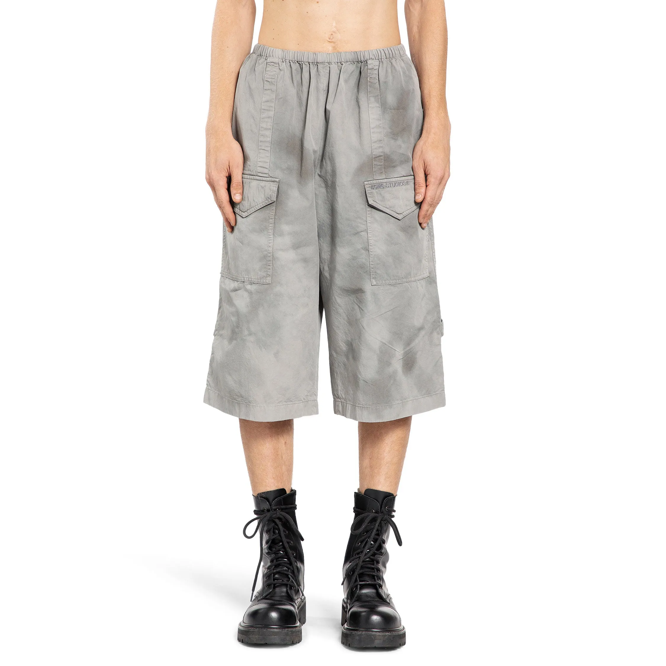 ACNE STUDIOS MAN GREY SHORTS & SKIRTS