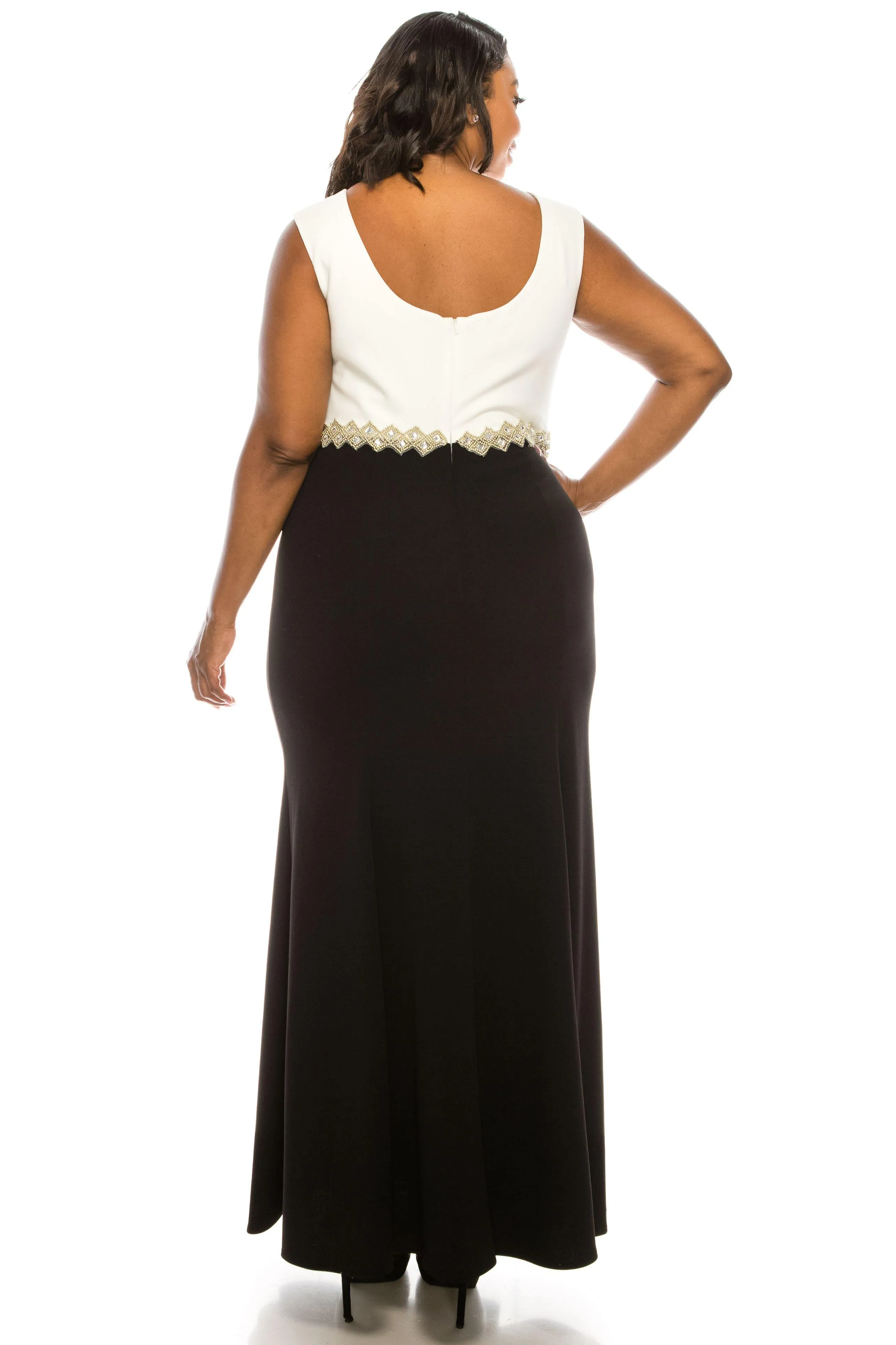 Alex Evenings 460108 Long Formal Plus Size Dress