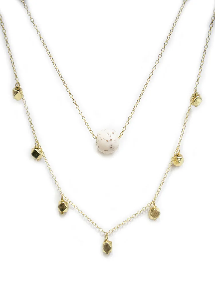 Alina Layered Necklace - Gold