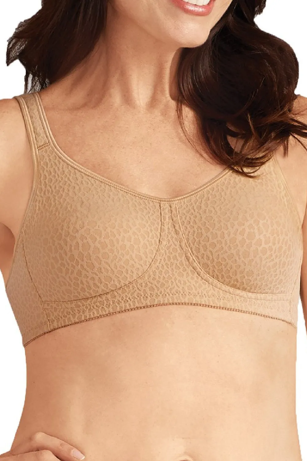 Amoena Mona Wire-Free Pocketed Bra, Cognac (0614)