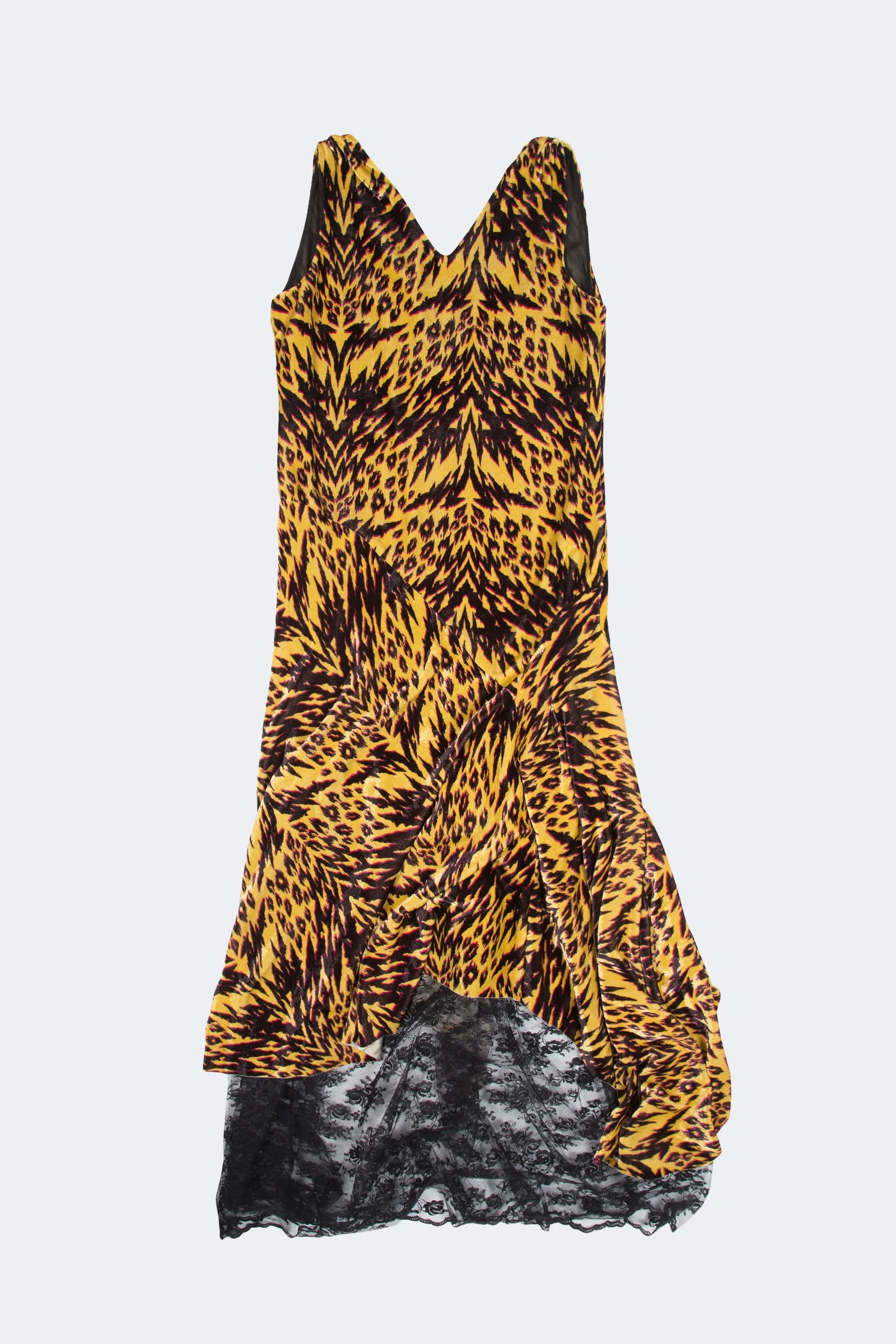 Animal Ragged Maxi Dress