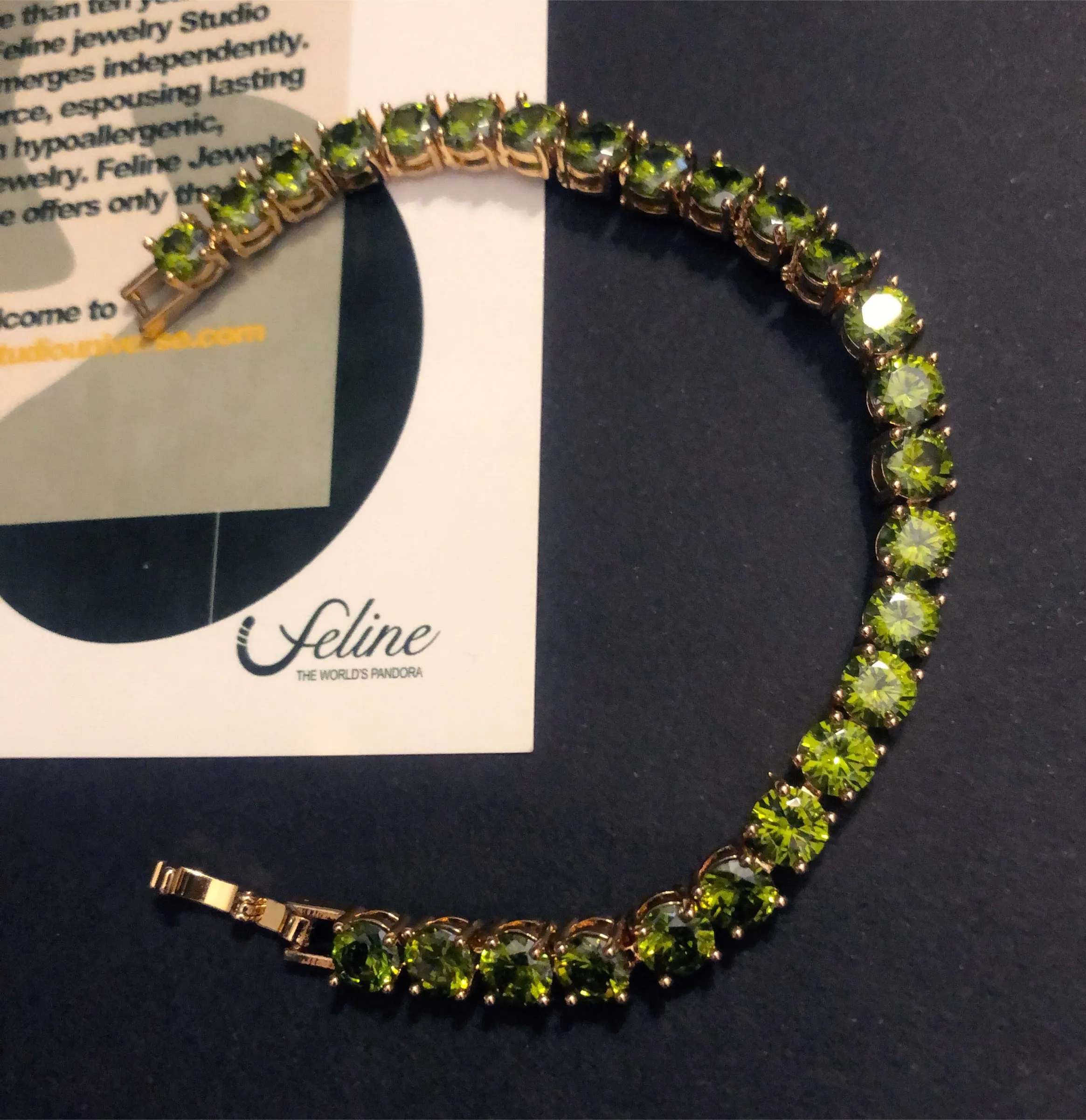 Anjali Peridot Bracelet