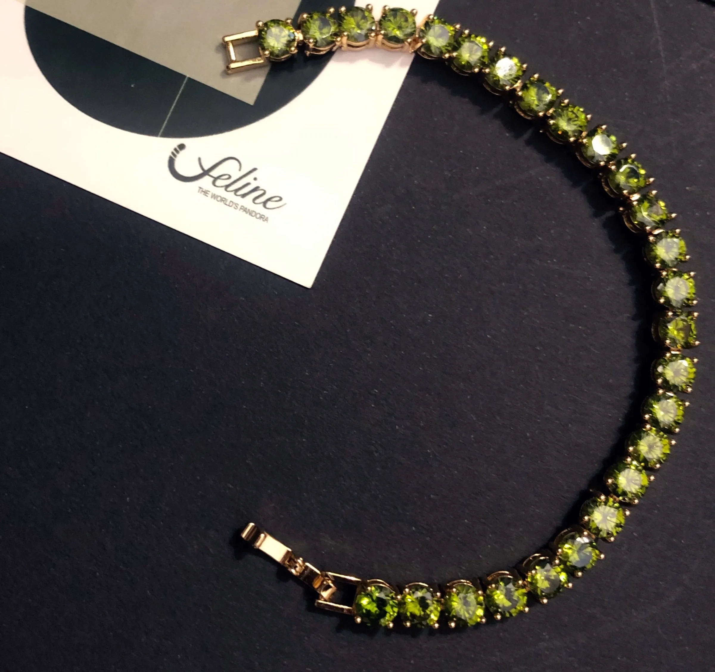 Anjali Peridot Bracelet