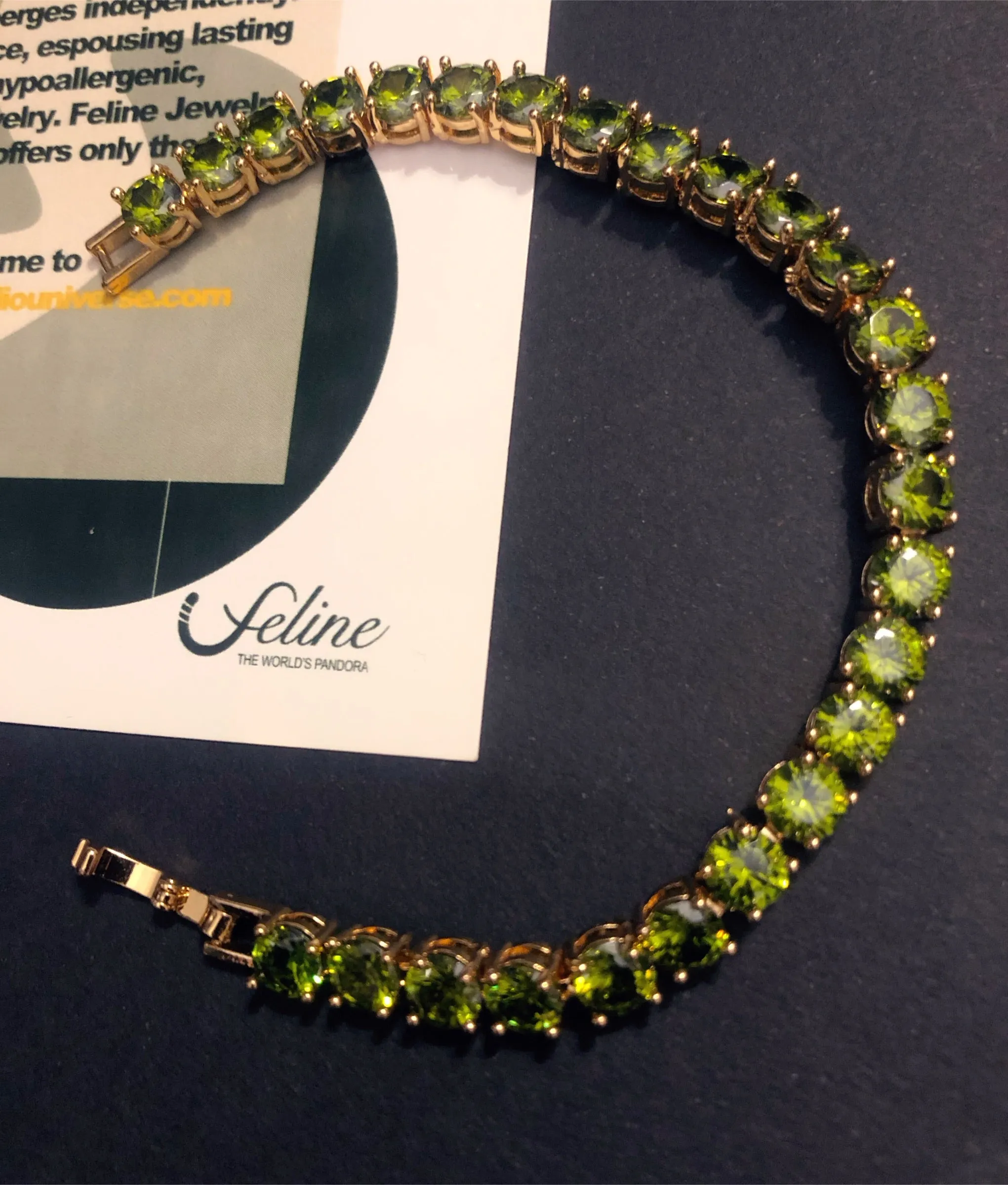 Anjali Peridot Bracelet