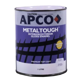 Apco MetalTough Gloss Enamel Chassis Black 1L