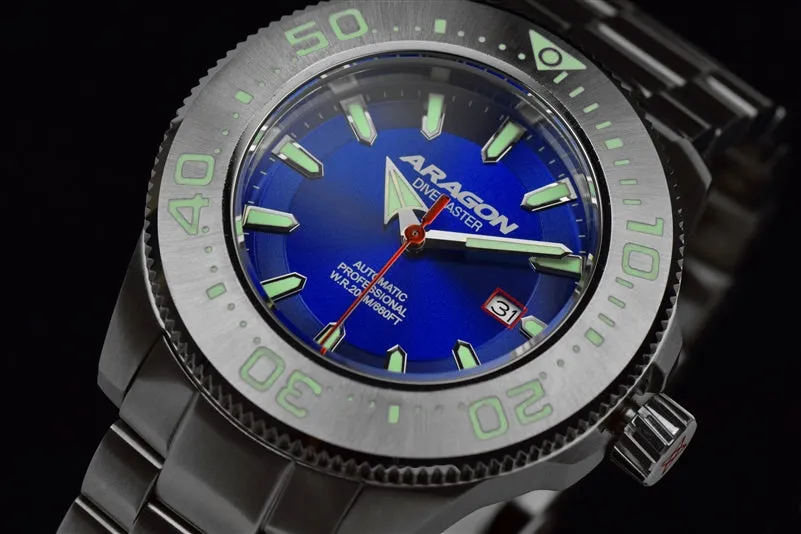 ARAGON Divemaster NH35 Bracelet Watch 45mm A067BLU