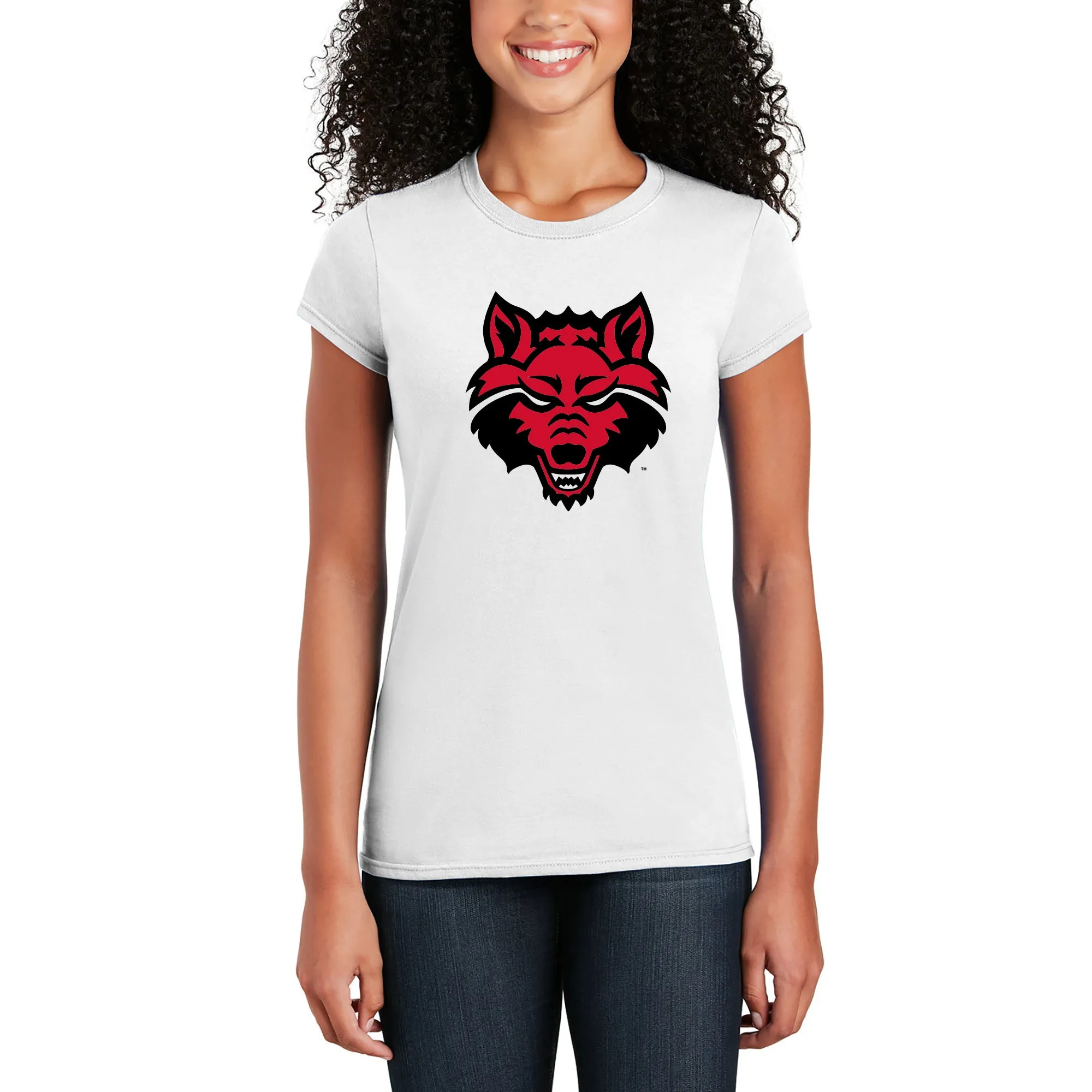 Arkansas State Primary Logo Women's T-Shirt - White