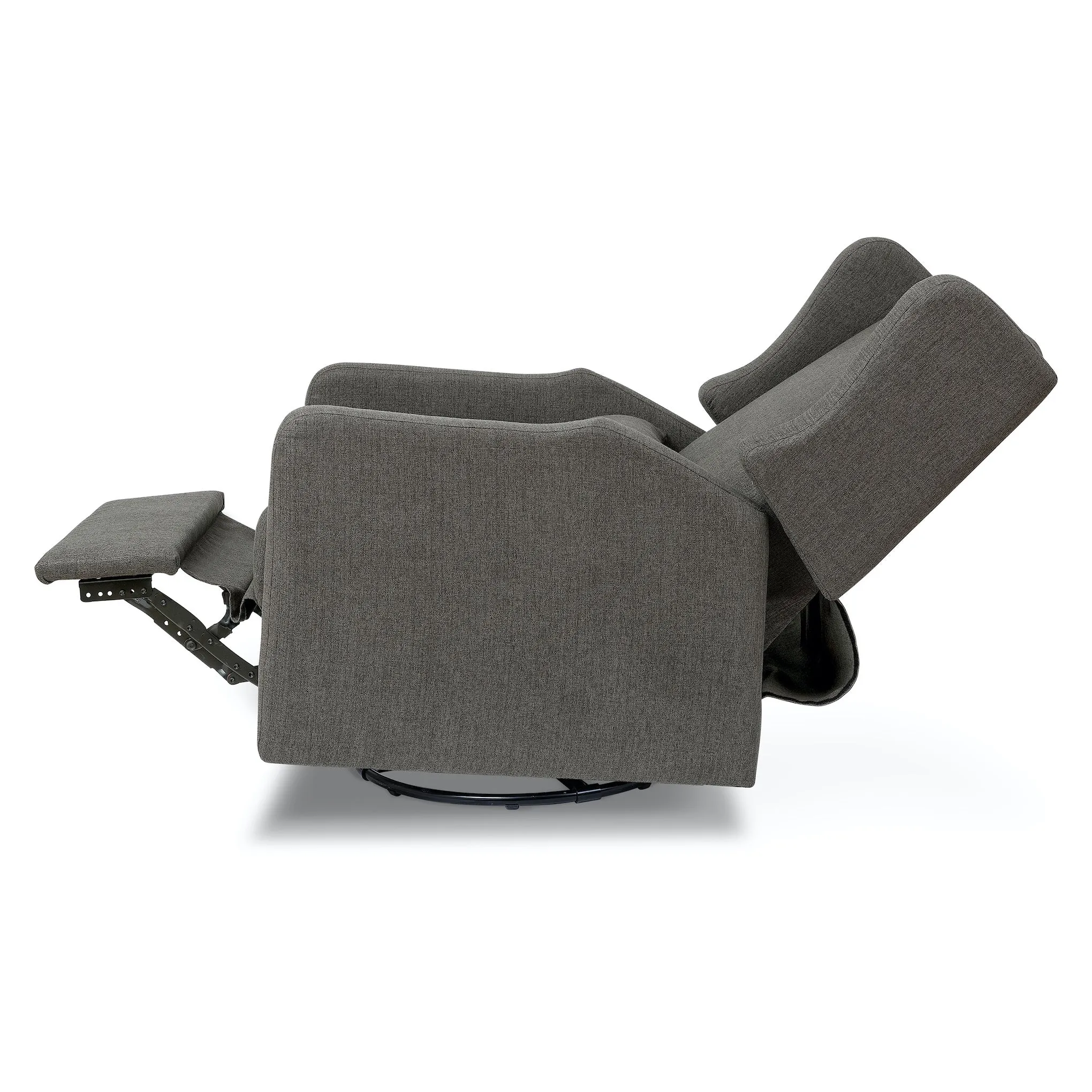 Arlo Recliner   Swivel Glider in Water Repellent   Stain Resistant Fabric - Charcoal Linen