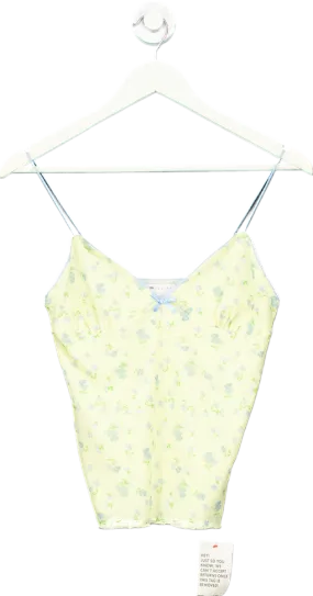 ASOS Design Yellow Floral Camisole Top UK 8