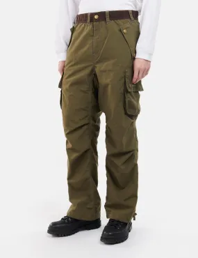 Barbour x And Wander Splits Pants (Relaxed, Taper) - Olive Green