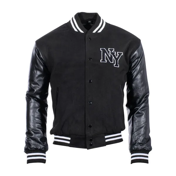 Baseball Jacket NY with Patch