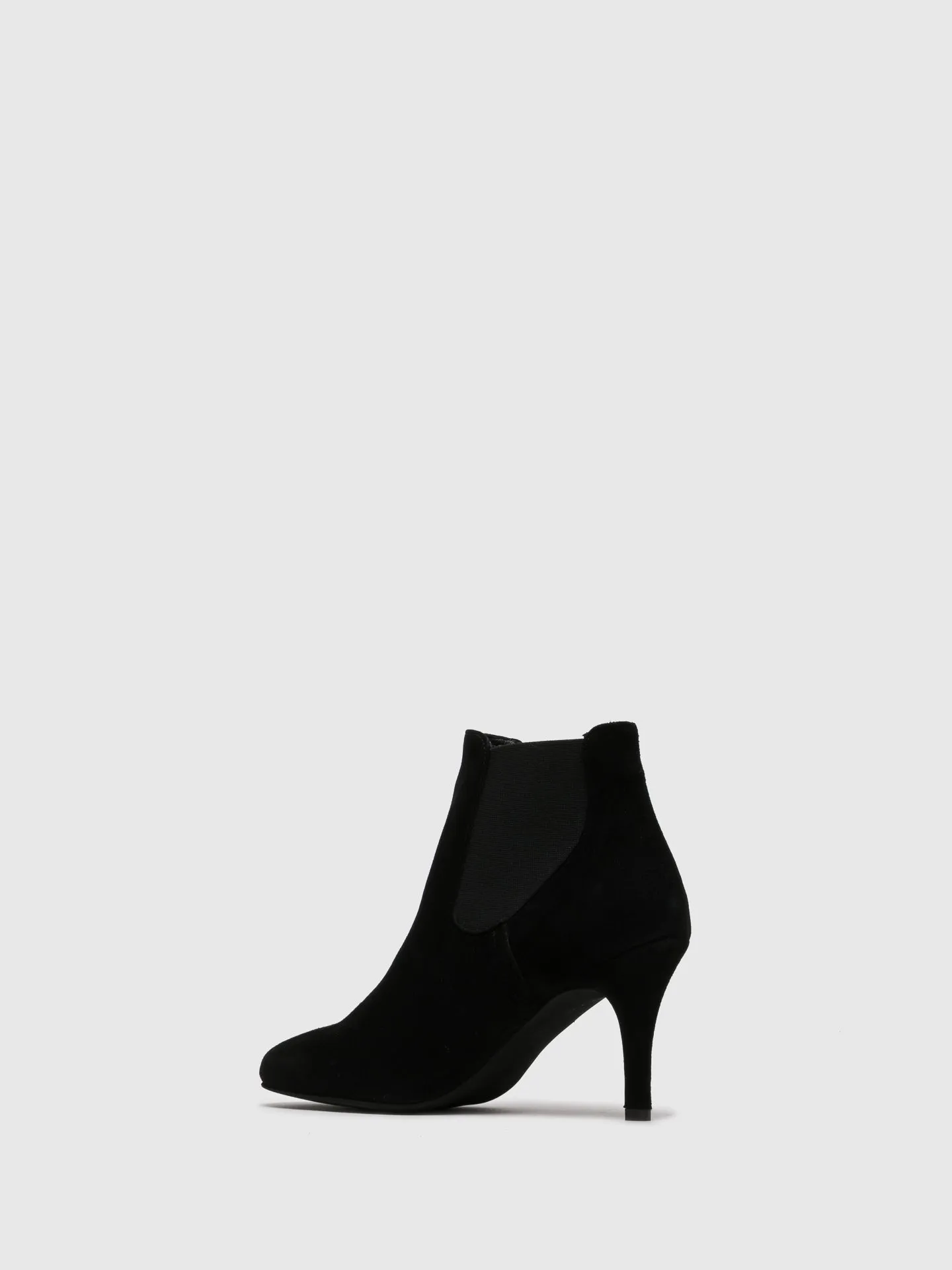 Black Elasticated Ankle Boots