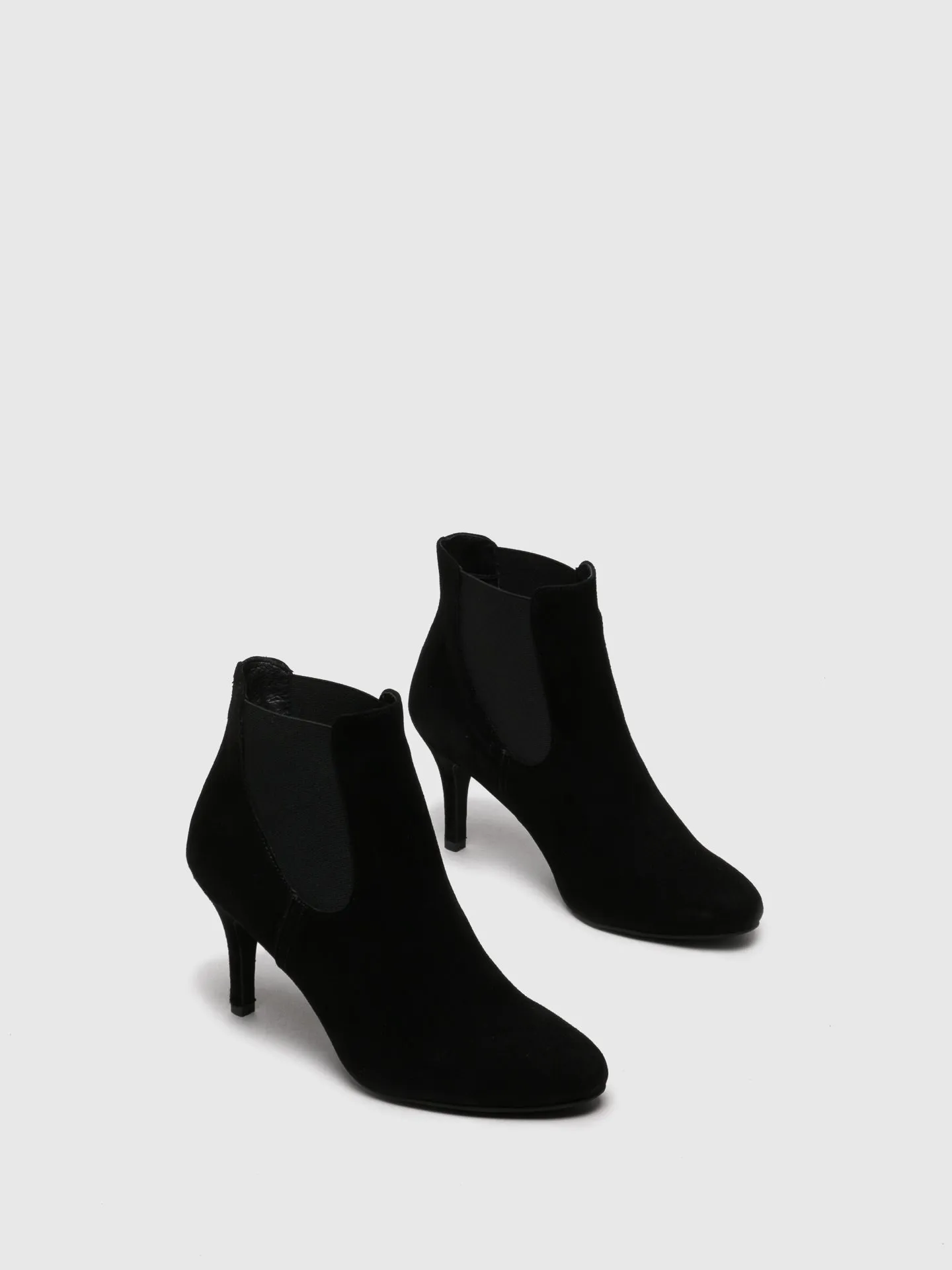 Black Elasticated Ankle Boots