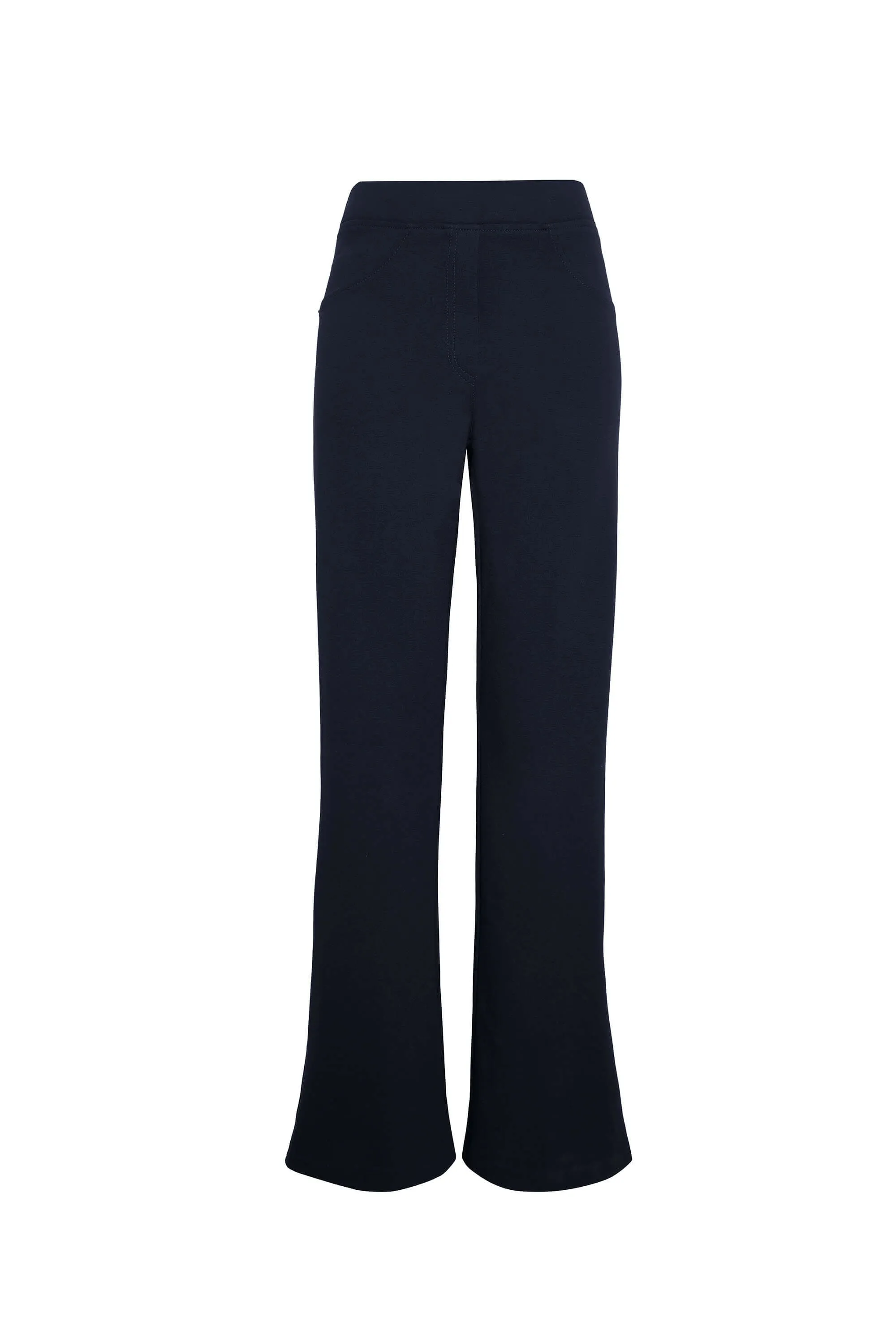 Boot Leg Trousers Navy