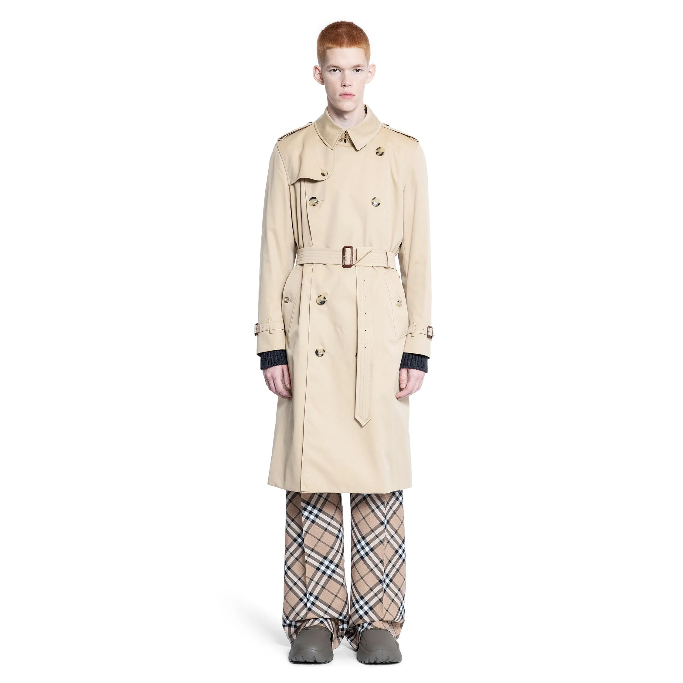 BURBERRY MAN BEIGE COATS