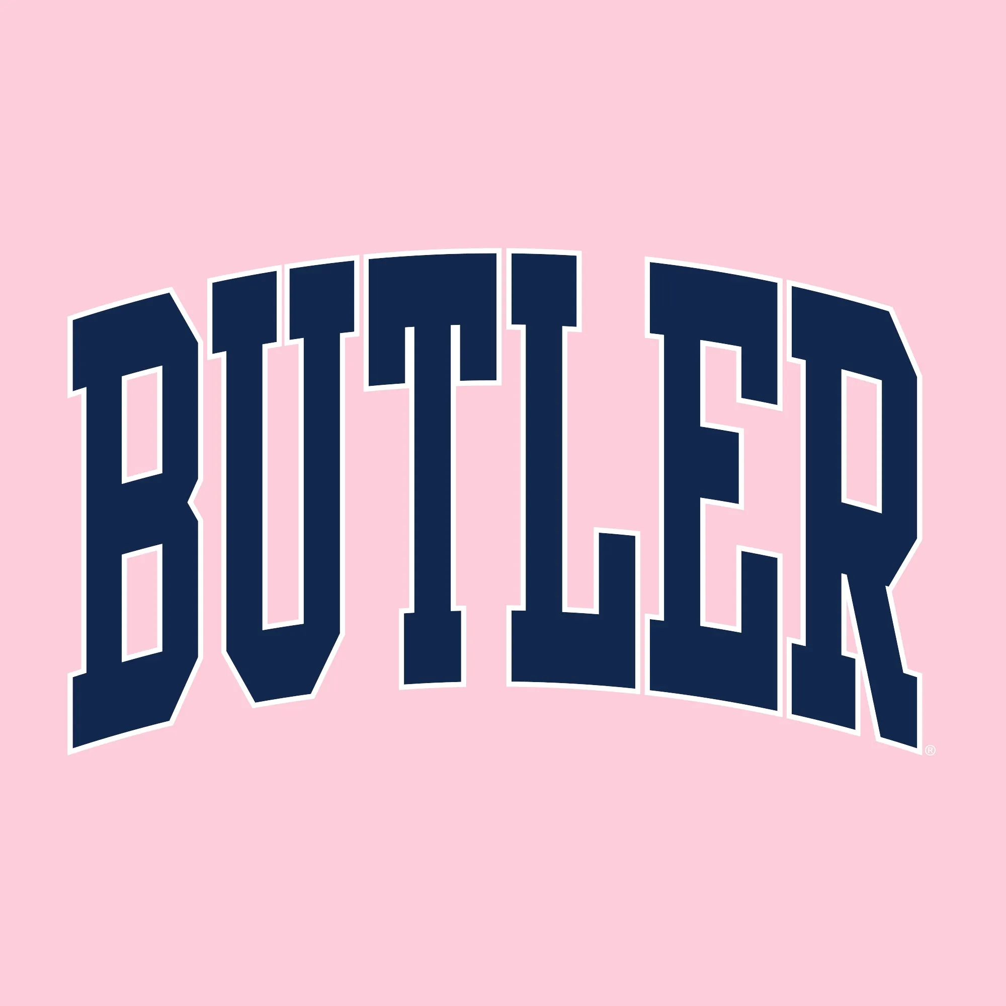 Butler Bulldogs Mega Arch T-Shirt - Light Pink