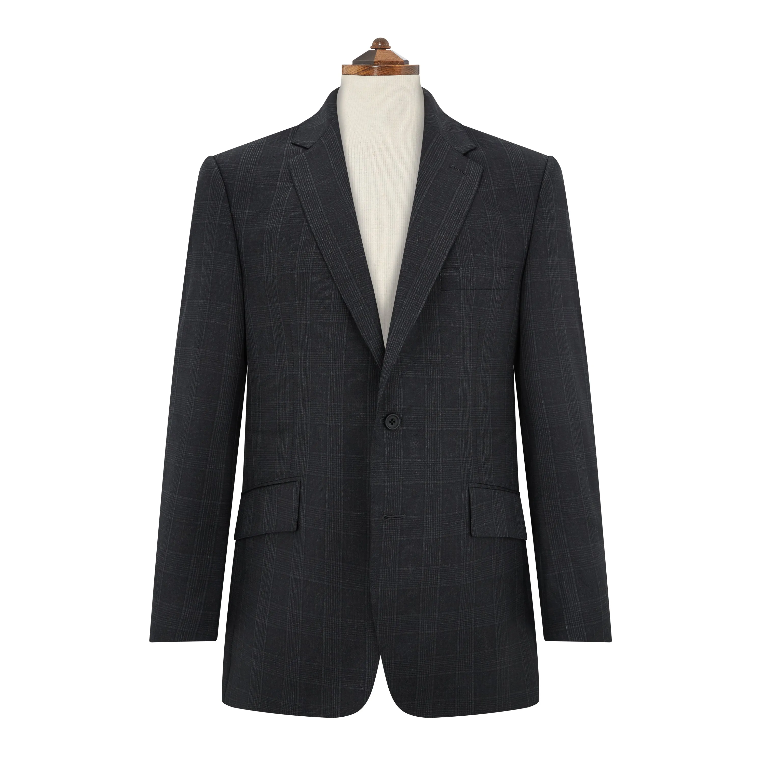 Cambridge Charcoal Prince Of Wales Suit