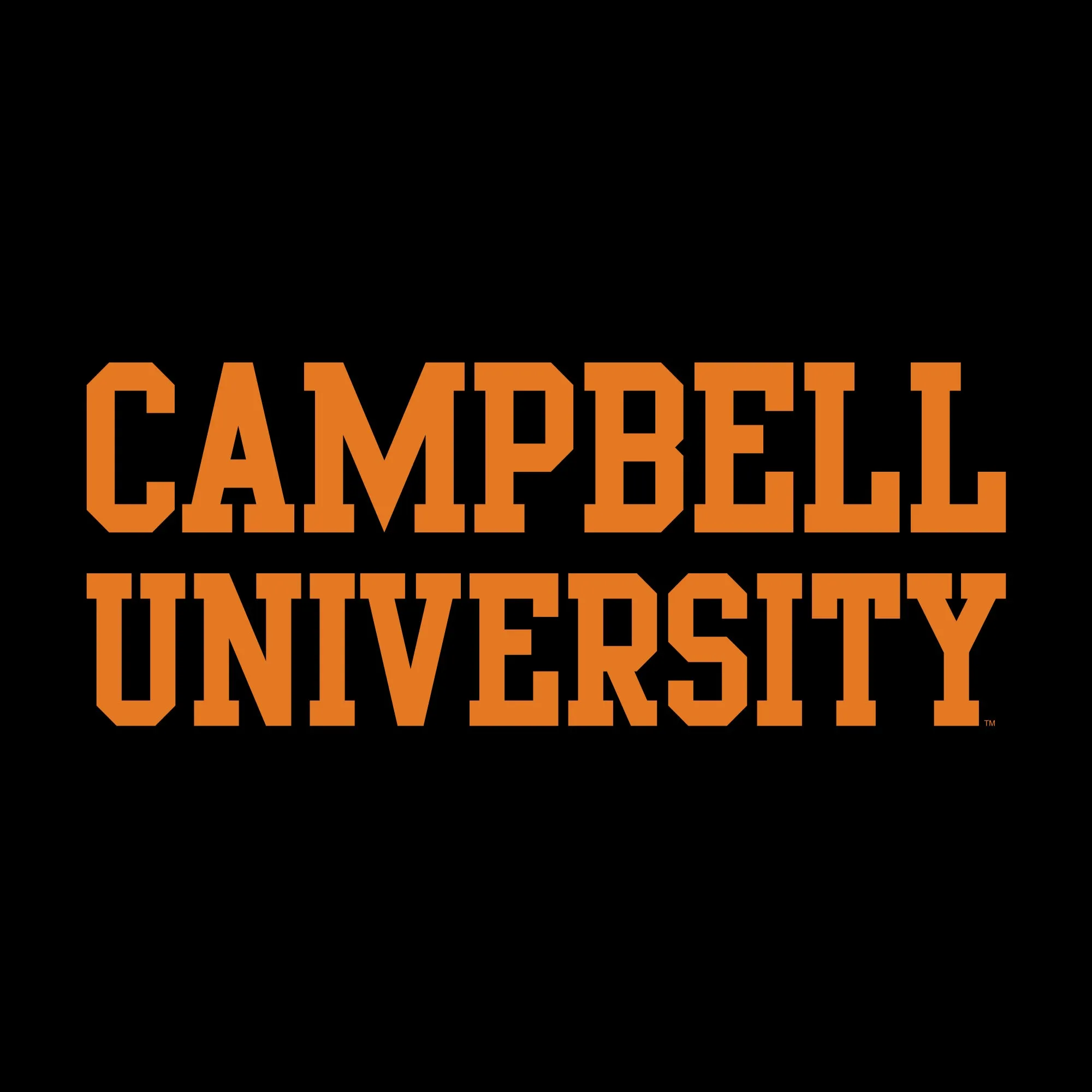 Campbell University Fighting Camels Basic Block Cotton Youth Short Sleeve T-Shirt - Black