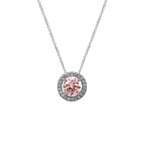 CARAT* London Gwen Pendant Necklace Light Pink