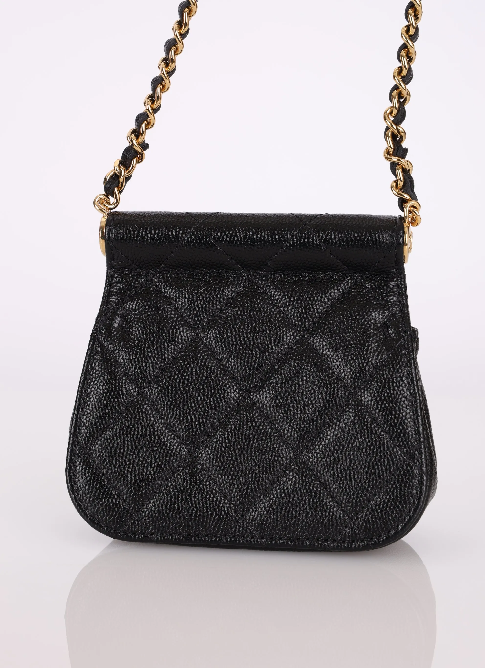 Chanel Caviar 22K Mini Chain Crossbody