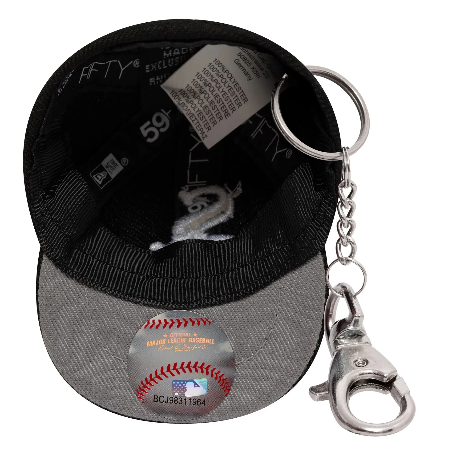 Chicago White Sox MLB Mini Cap Black Key Chain