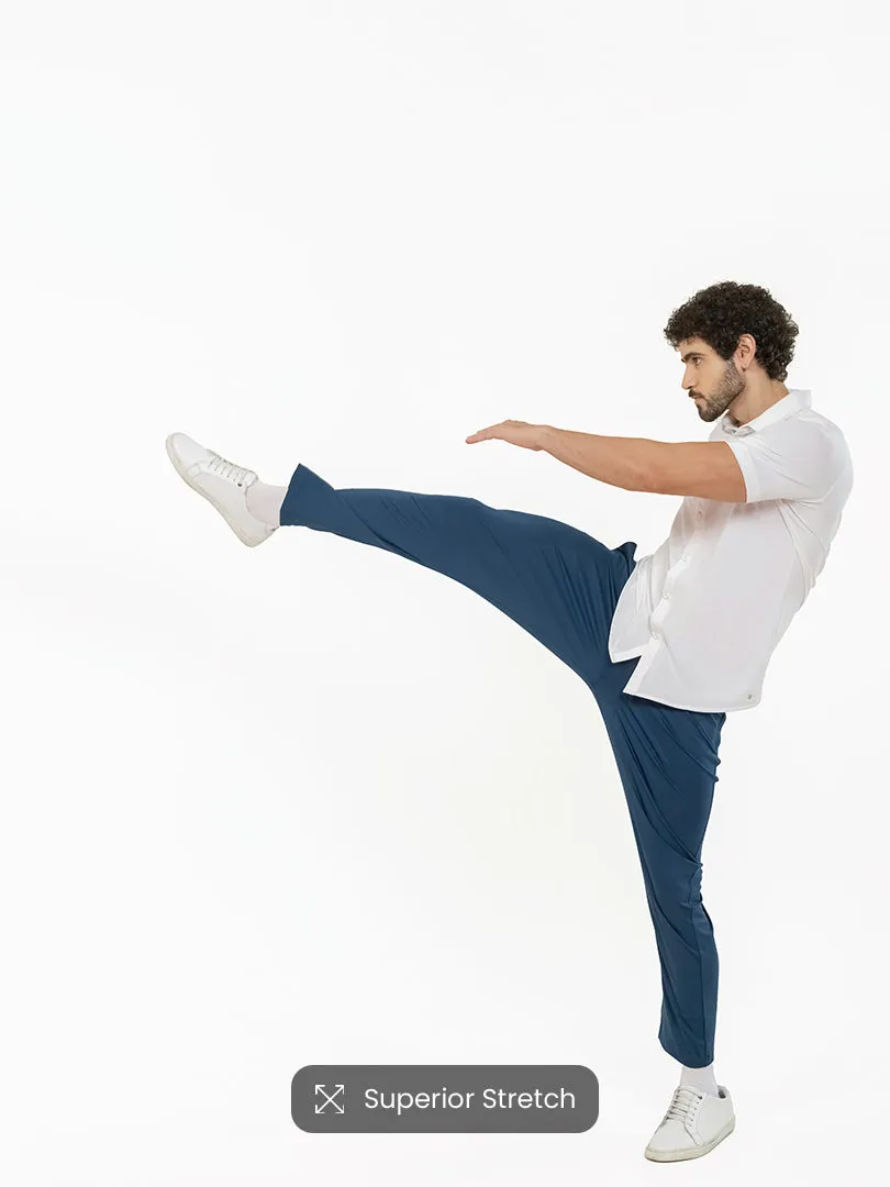 Classic Blue Work-to-Workout Pants