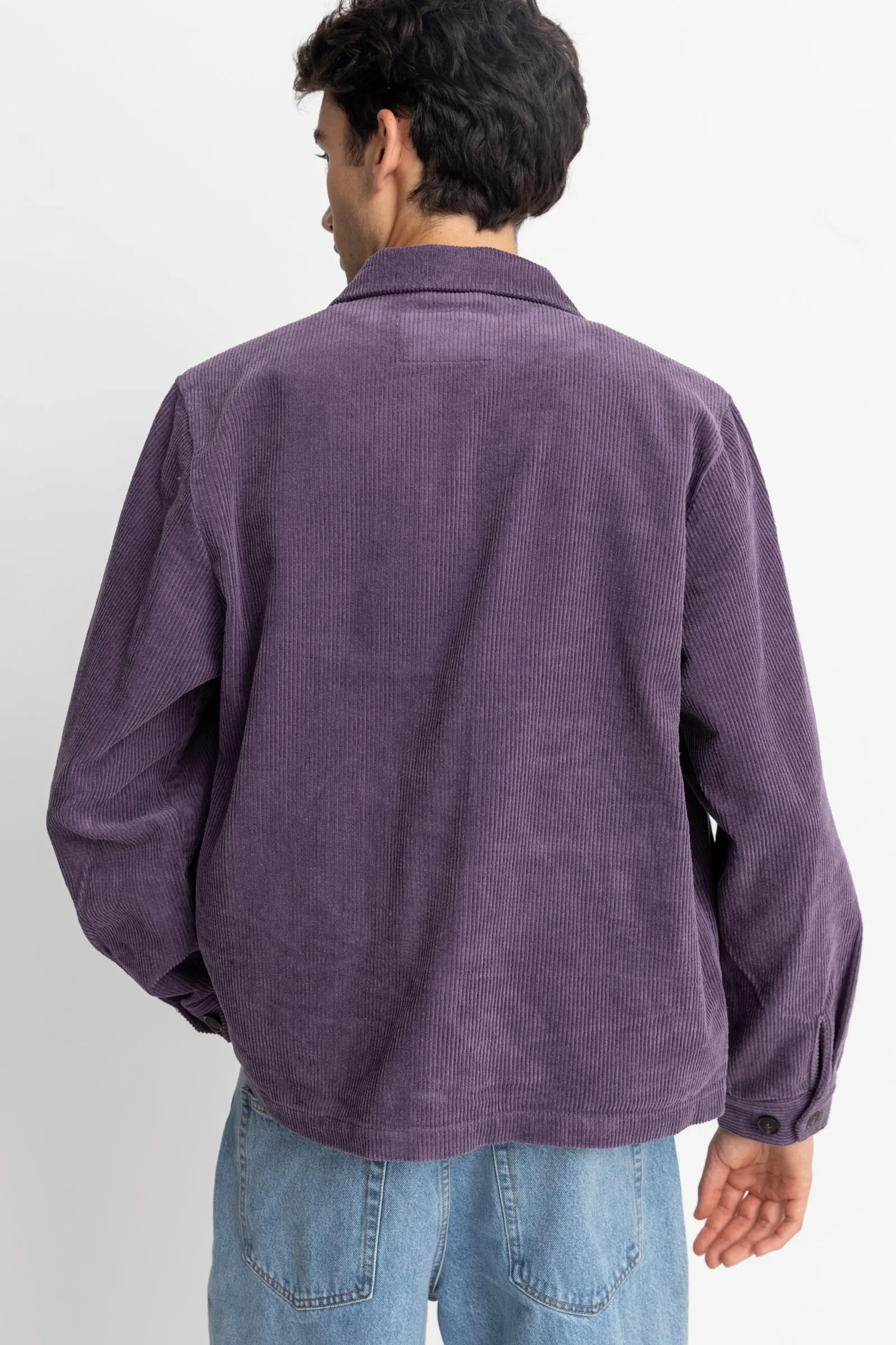 Cord Langley Jacket Plum