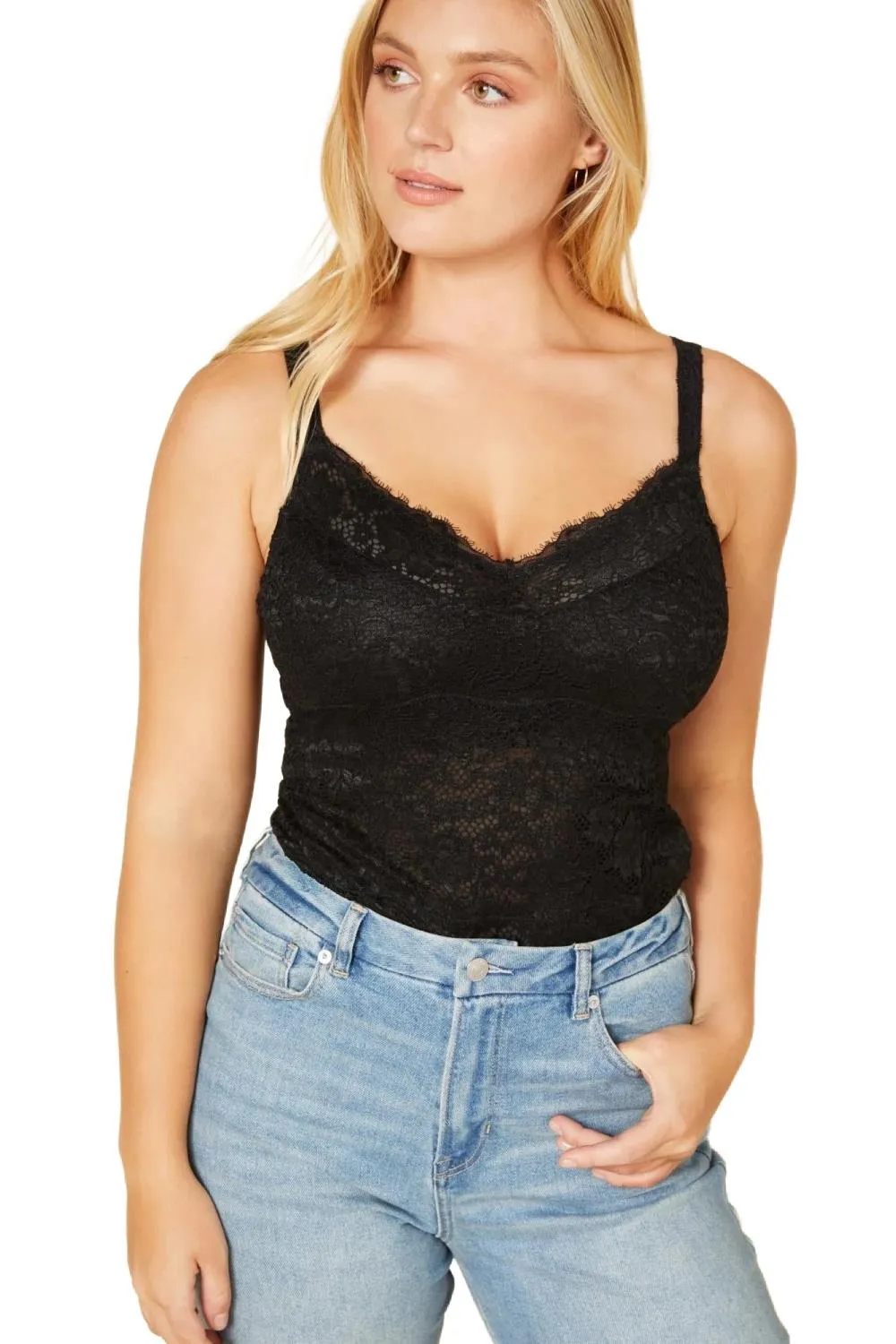 Cosabella Pret A Porter Curvy Camisole, Black (PRETA1814)