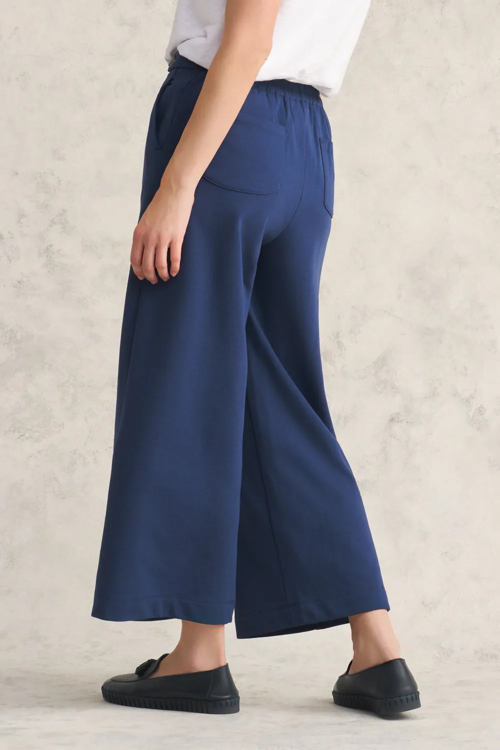 Cotton Culotte Track Pant