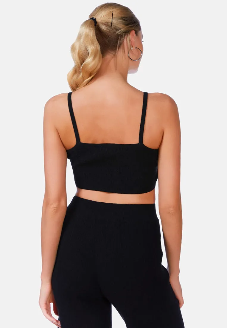 Cropped Camisole Bralette