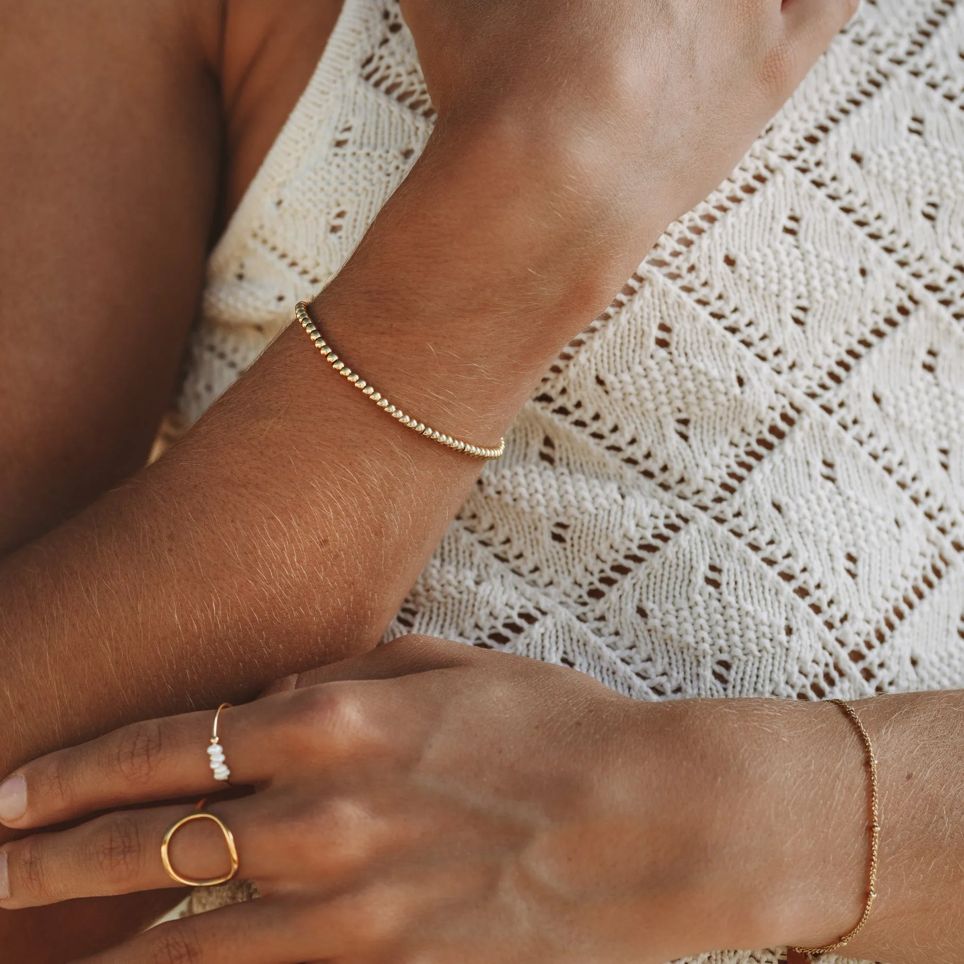 Dainty Beaded Bracelet