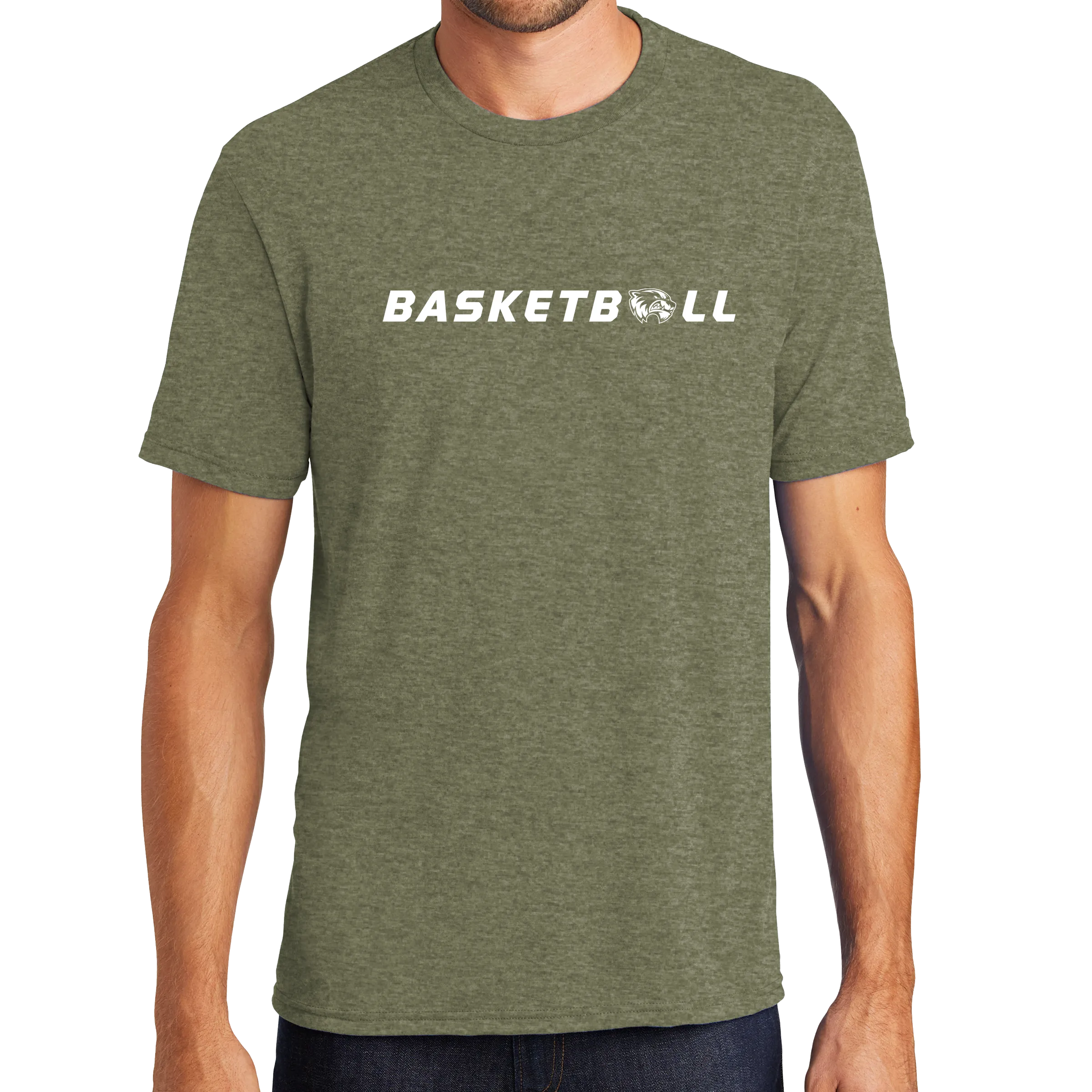 District Perfect Tri Tee - Basketball Head