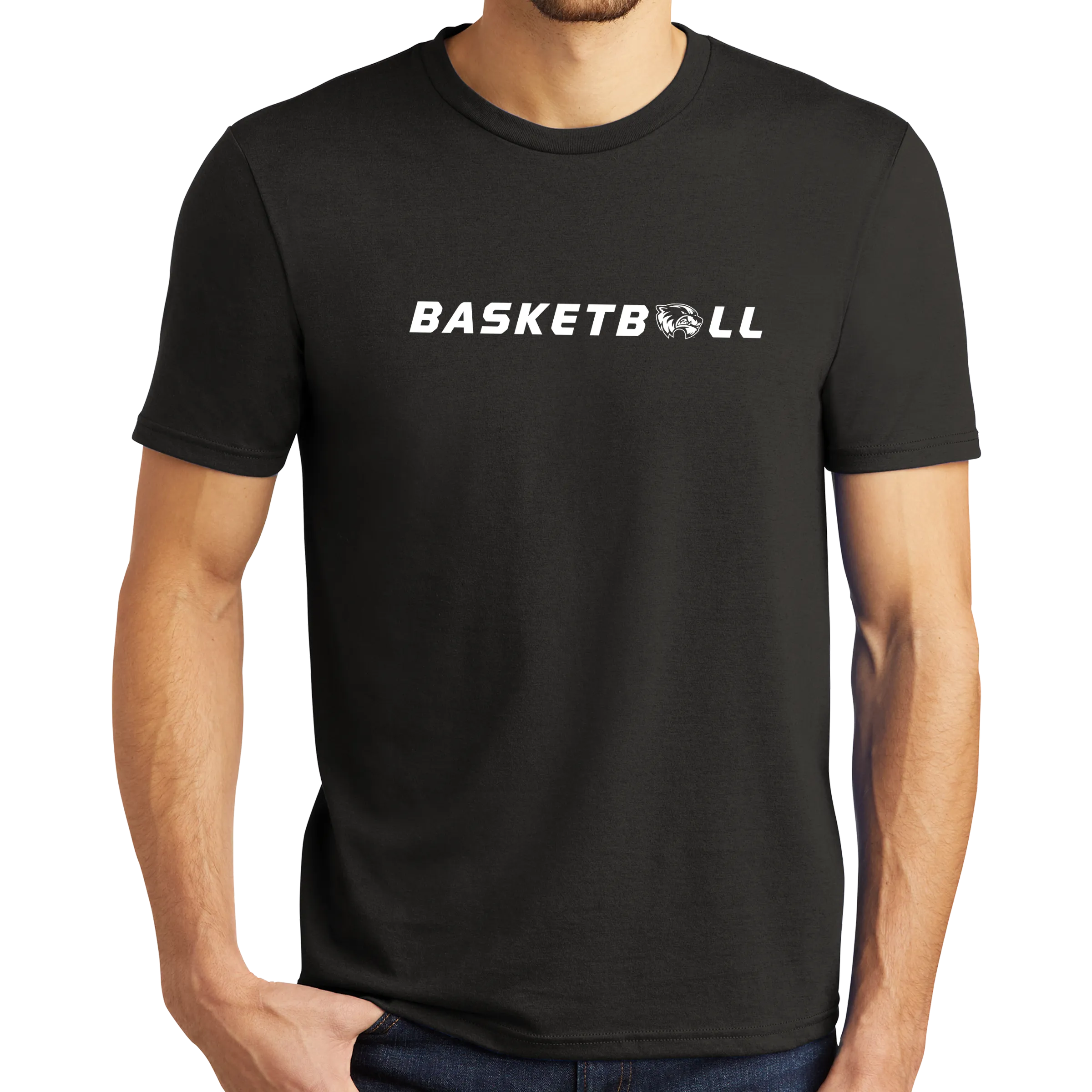 District Perfect Tri Tee - Basketball Head