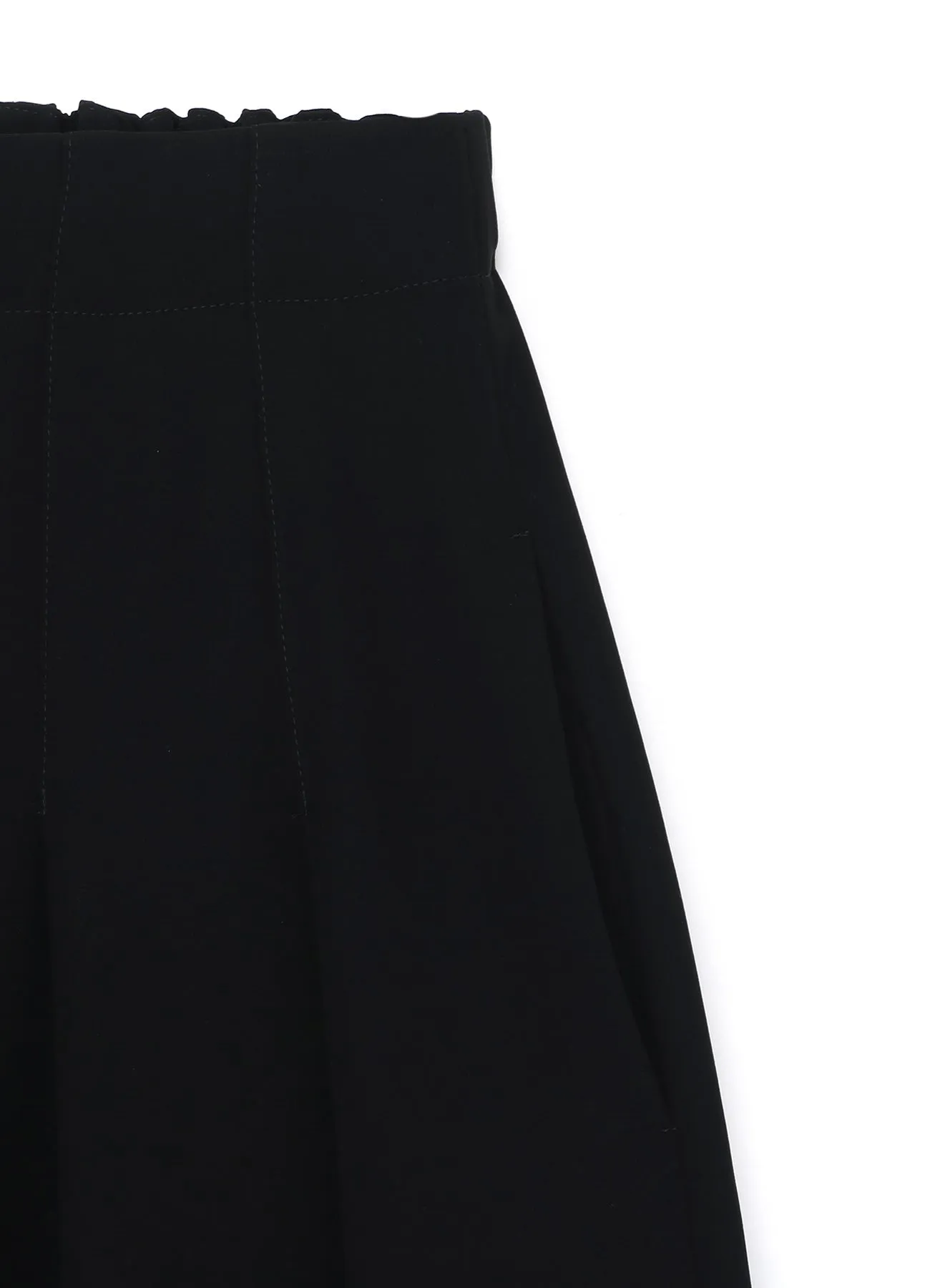 DOUBLE SATIN IRREGULAR HEM SKIRT