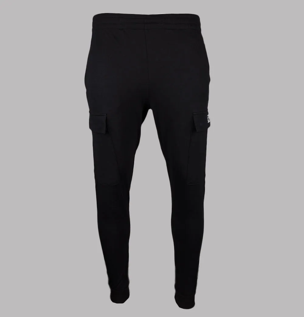 EA7 Cotton Cargo Pants Black/White