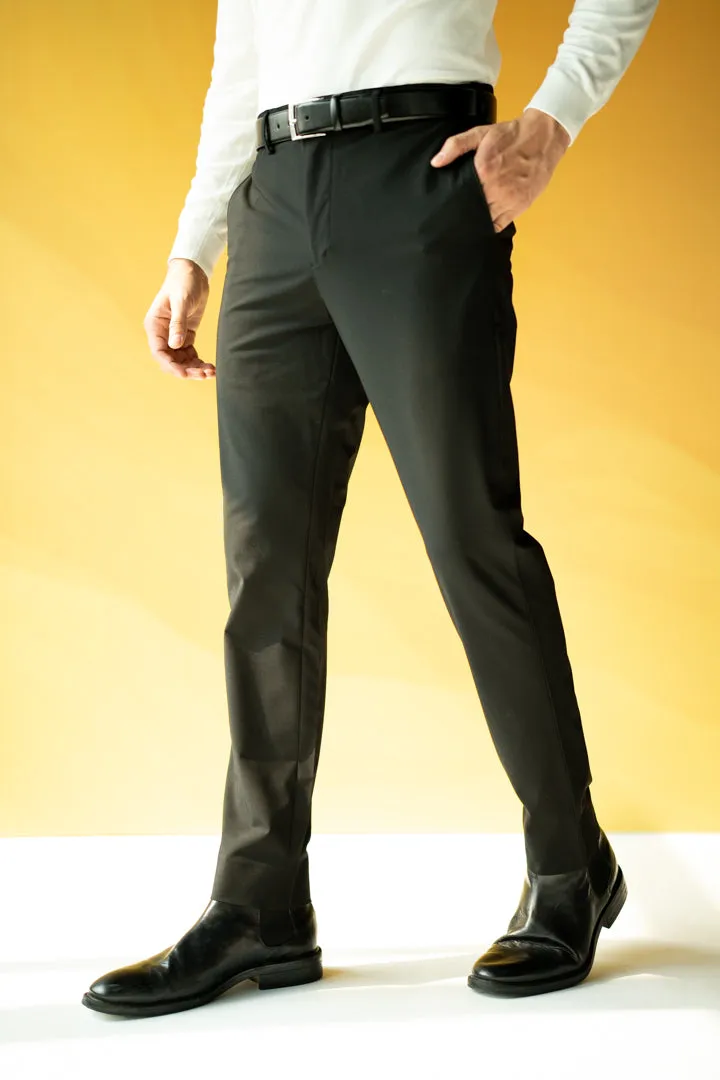 Ebony Black Stretch Pants