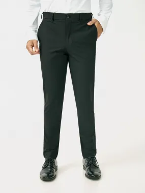 Everyday Black Slim Fit Stretch Formal Pants