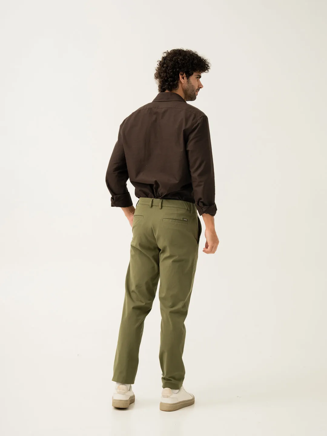 Field Green Slim Fit Stretch Chino Pants