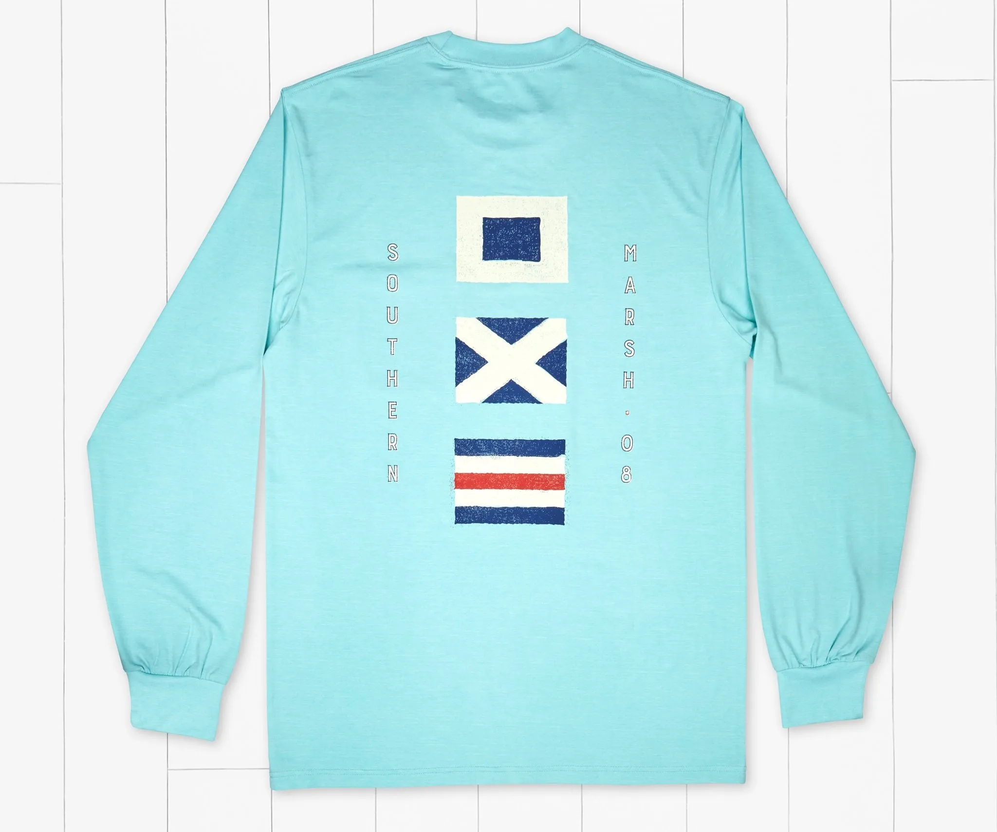 FieldTec™ Heathered Performance Tee - Flags - Long Sleeve