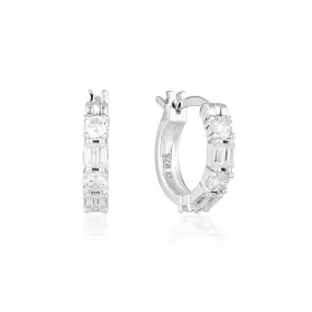 Georgini 925 Sterling Silver Irina Small Hoop Earrings