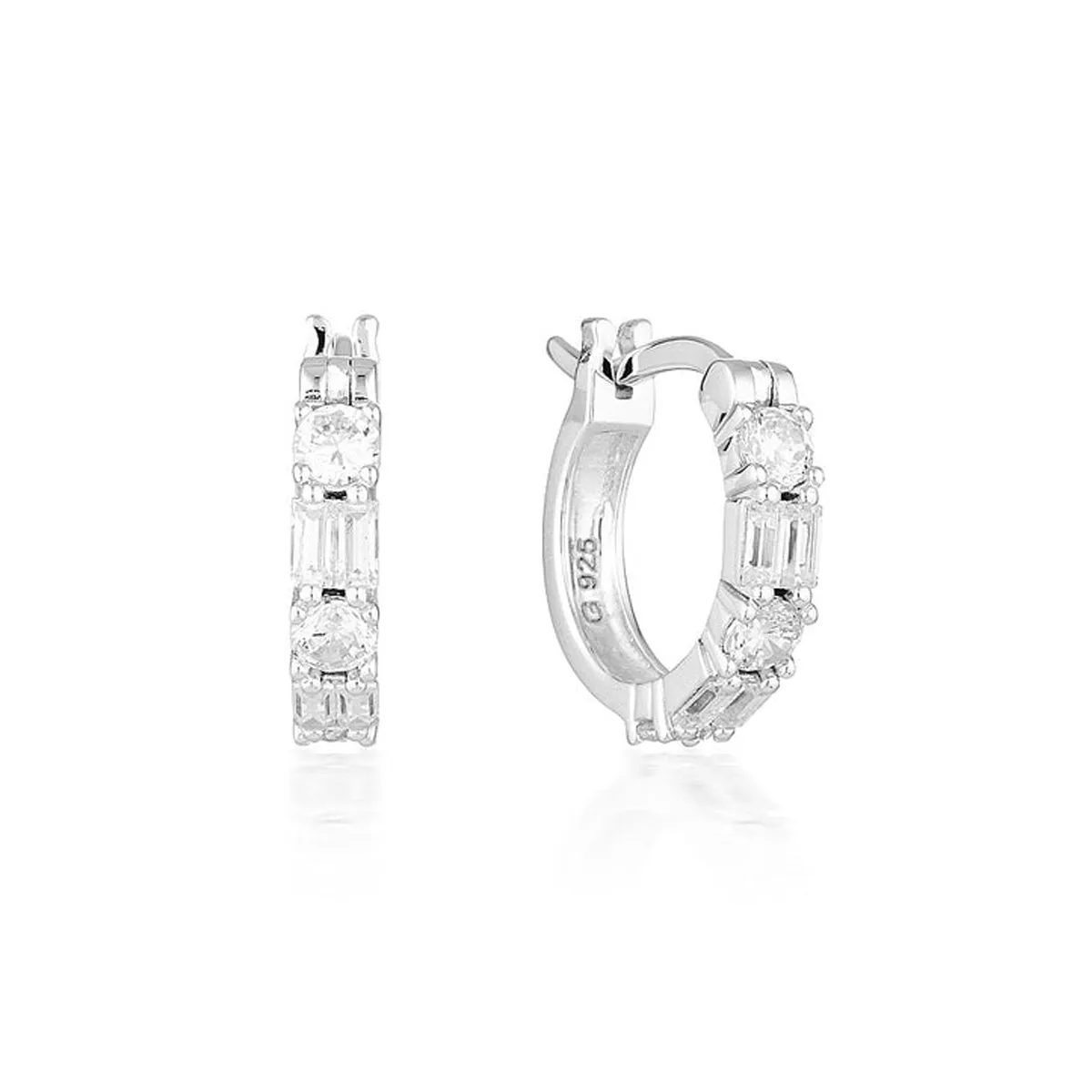 Georgini 925 Sterling Silver Irina Small Hoop Earrings