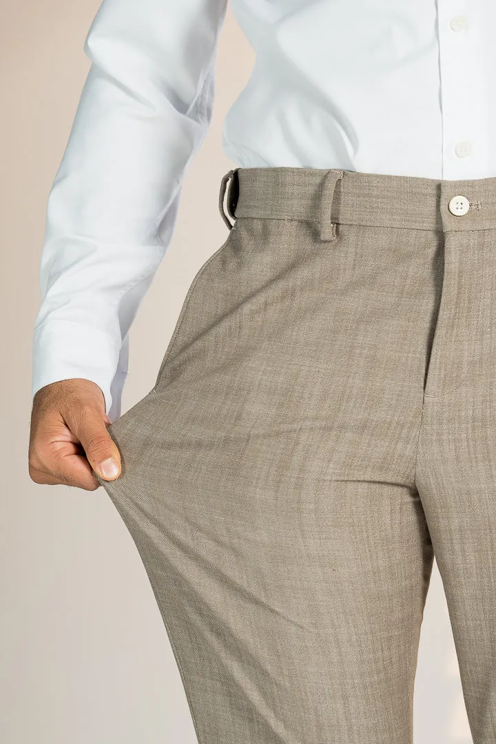 Granola Brown Business Casual Pants