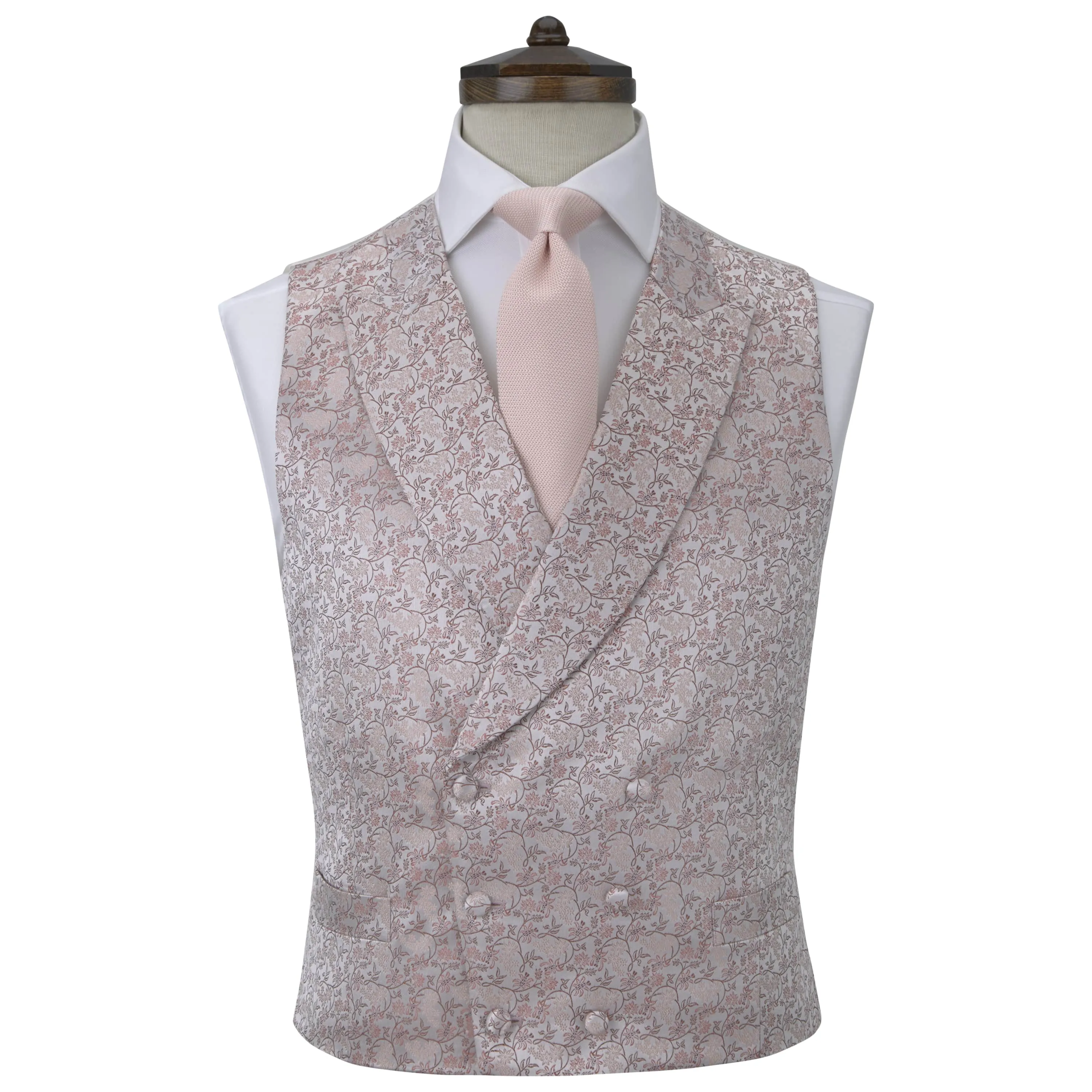 Hayward Pink Floral Silk Waistcoat