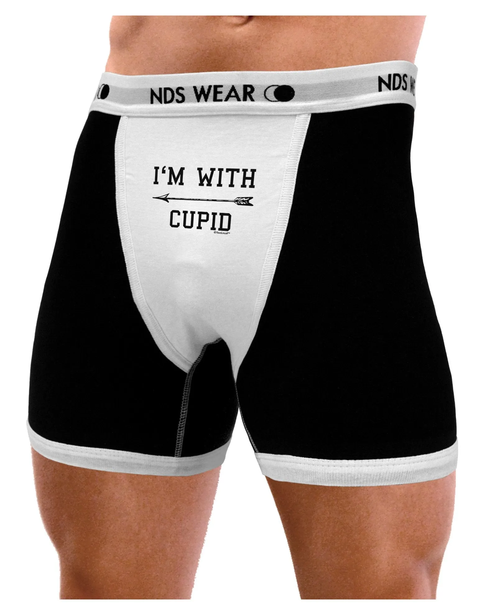 I‘m With Cupid - Left Arrow Mens Boxer Brief Underwear by TooLoud