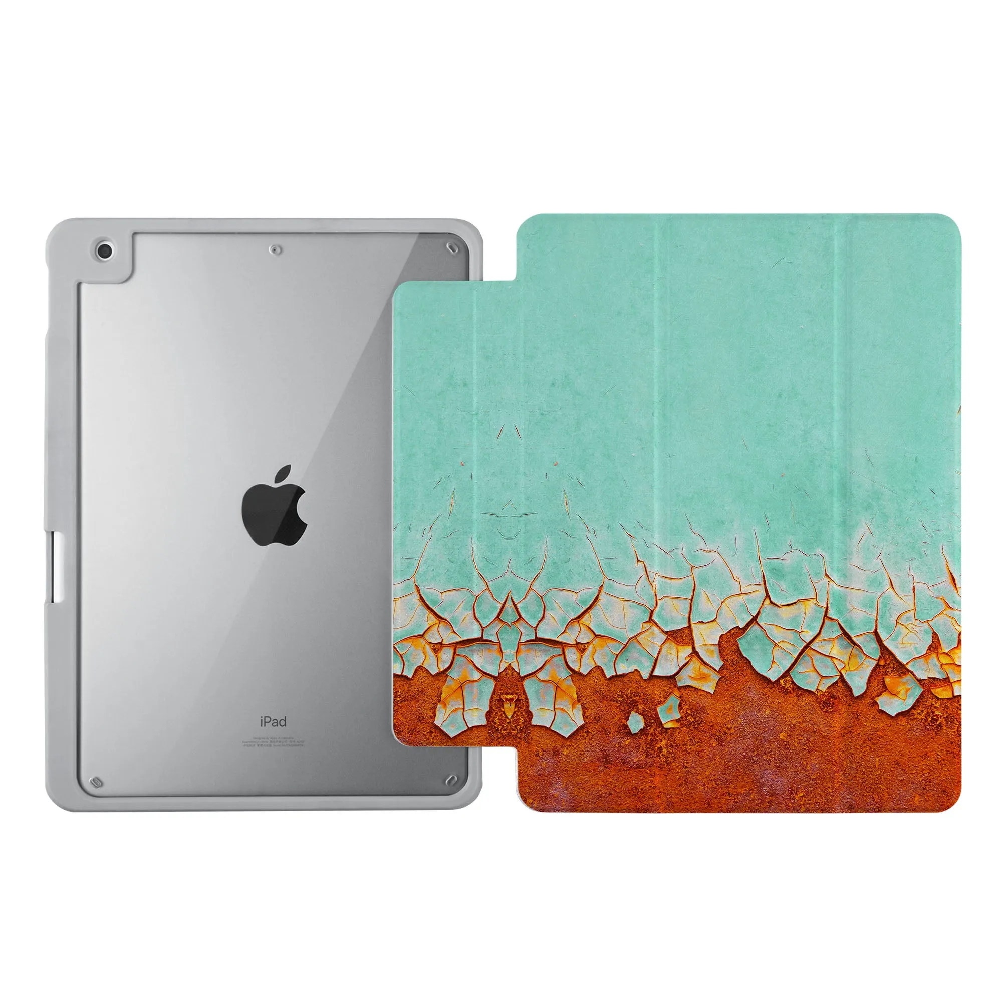 iPad 360 Elite Case - Rusted Metal